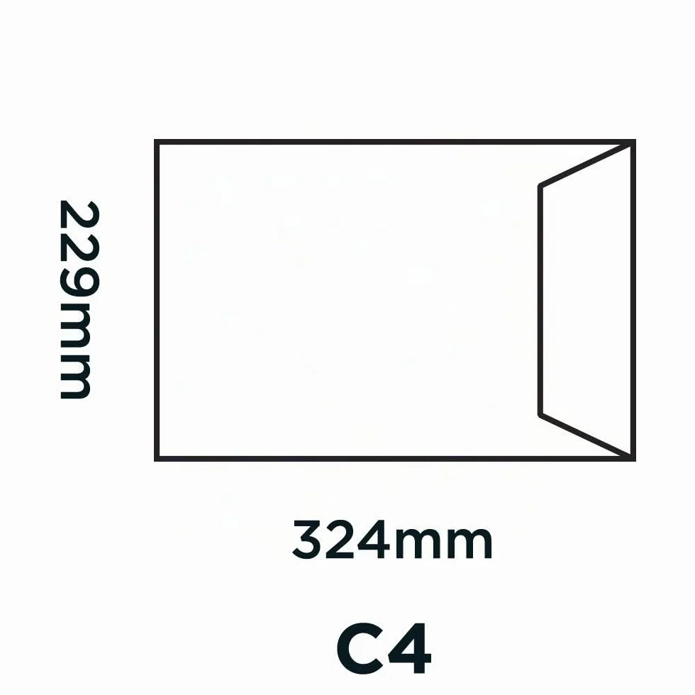 Blake Purely Everyday Enveloppes Auto-adhésives Format C4 324 x 229 mm 90 g/m² Lot de 100