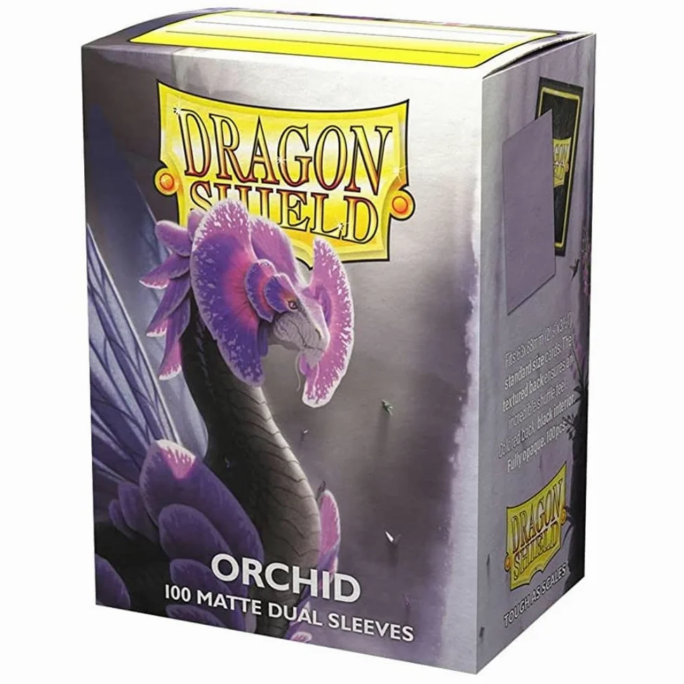 Dragon Shield Lot de 5 pochettes en carton double mat Orchidée Taille standard 100 ct