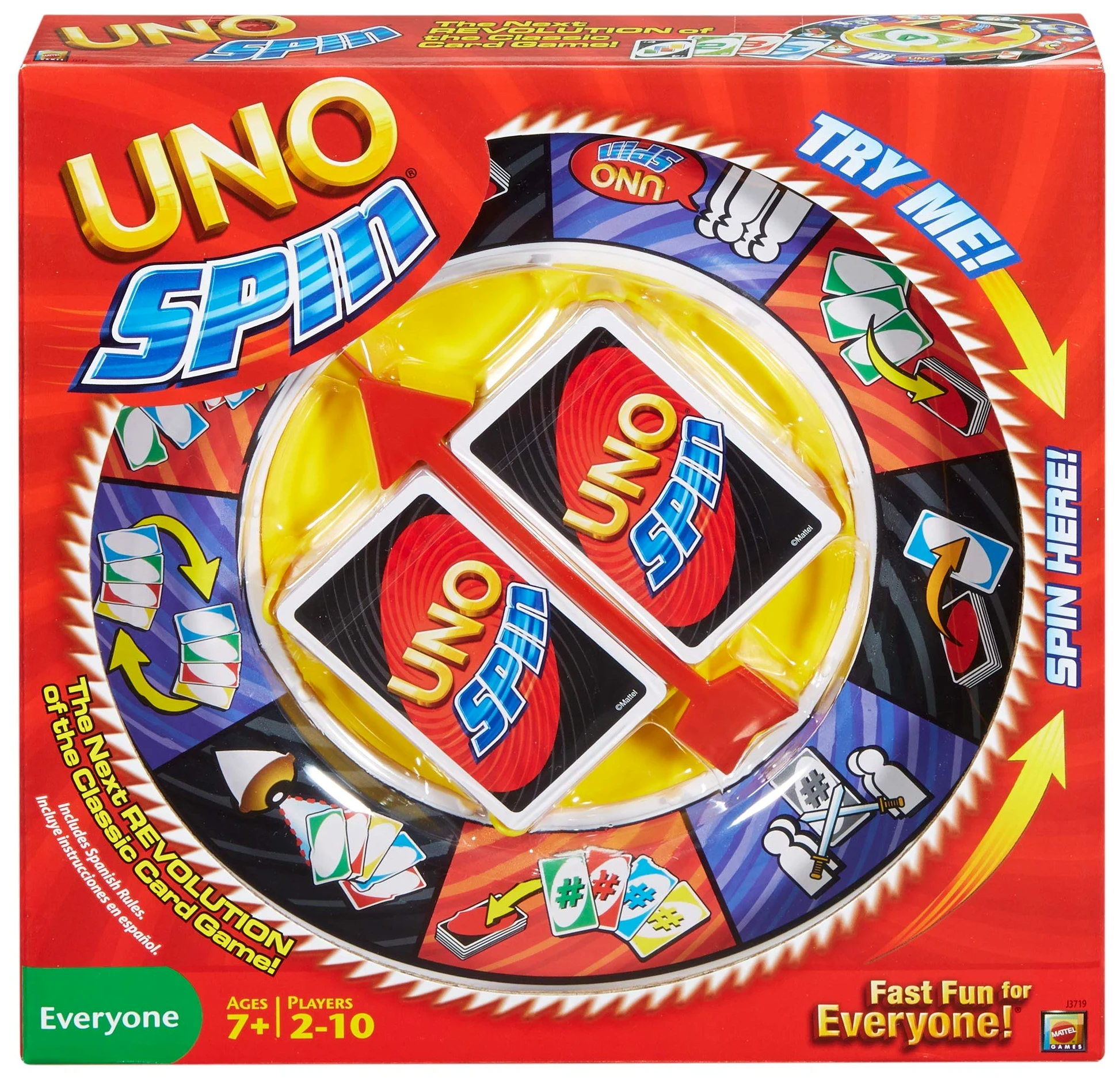 Uno Spin Game To Go by Mattel
