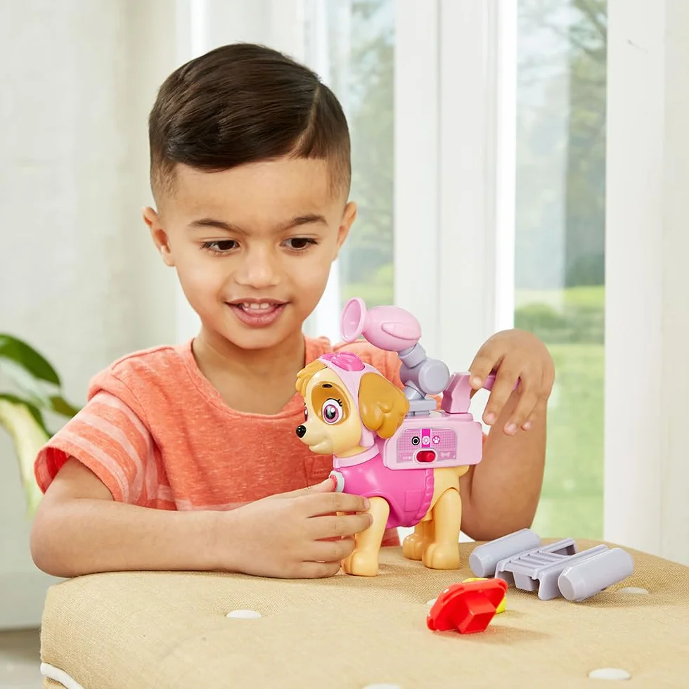 VTech Pat' Patrouille Stella Interactive Mission Sauvetage Figurine 16 cm Chien Interactif Jouet Paw Patrol Cadeau Enfant 3-7 Ans Français
