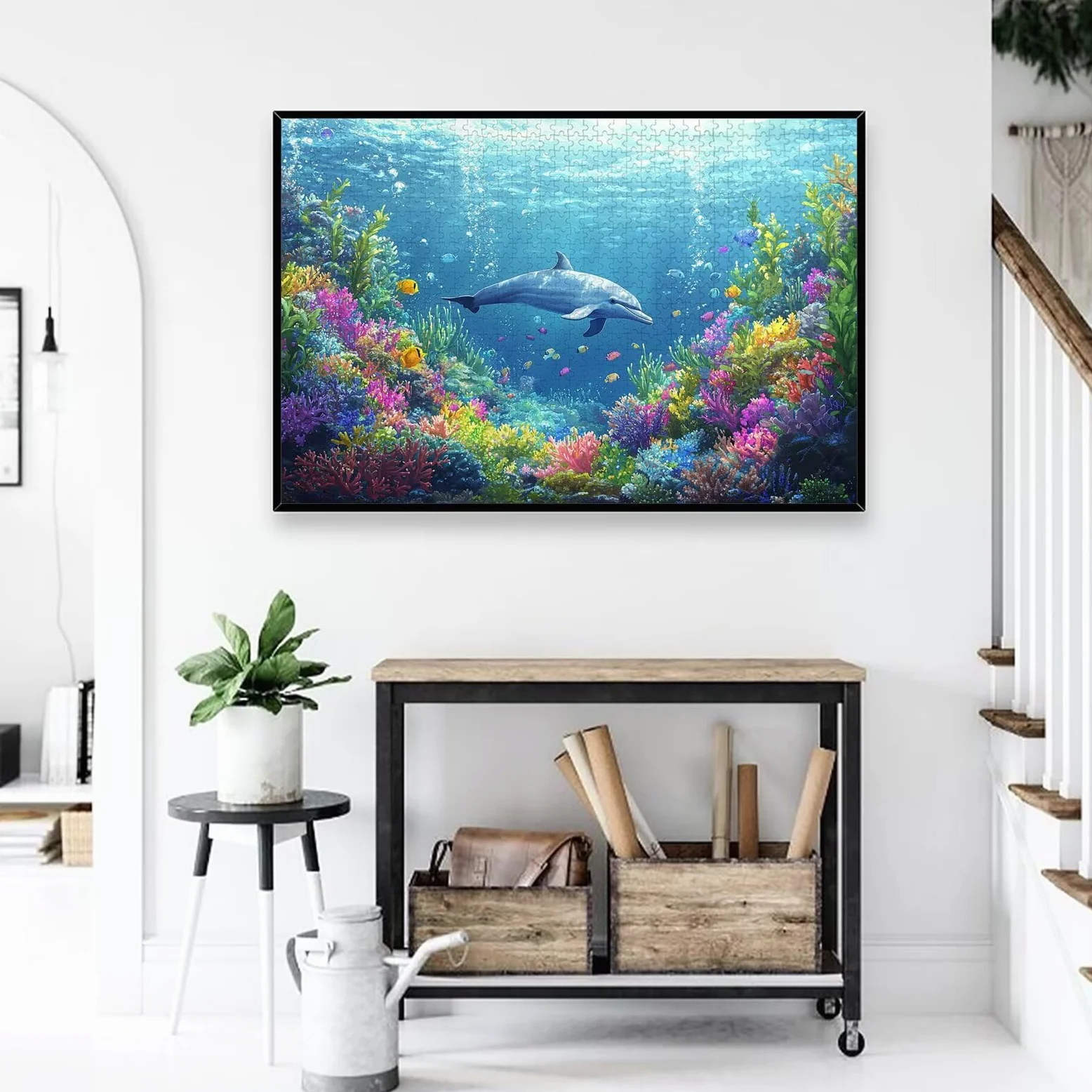 Puzzle Océan 4000 Pièces Adultes, Puzzle 4000 Pièces pour Adultes et Enfants à Partir de 14 Ans, Paysage Puzzles Bois de Qualité Supérieure avec Une Boîte d'emballage Exquise, Cadeau Femme, -3097