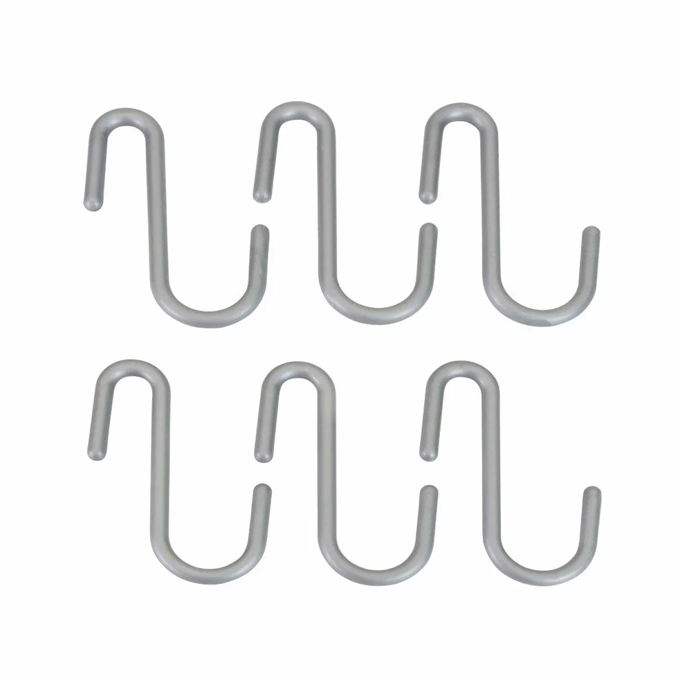 Metaltex Crochets City Line Plastic Gris 5 x 7 cm