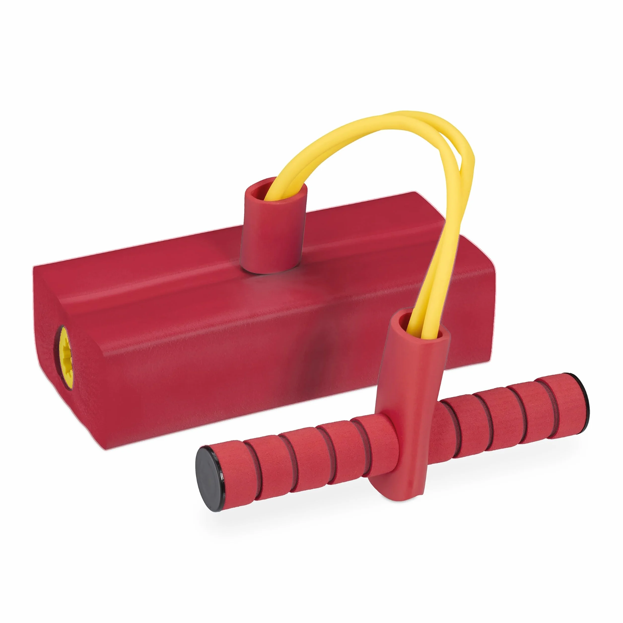 Relaxdays Pogo Jumper pour Enfants 80 kg Jouet de Saut extérieur Rouge