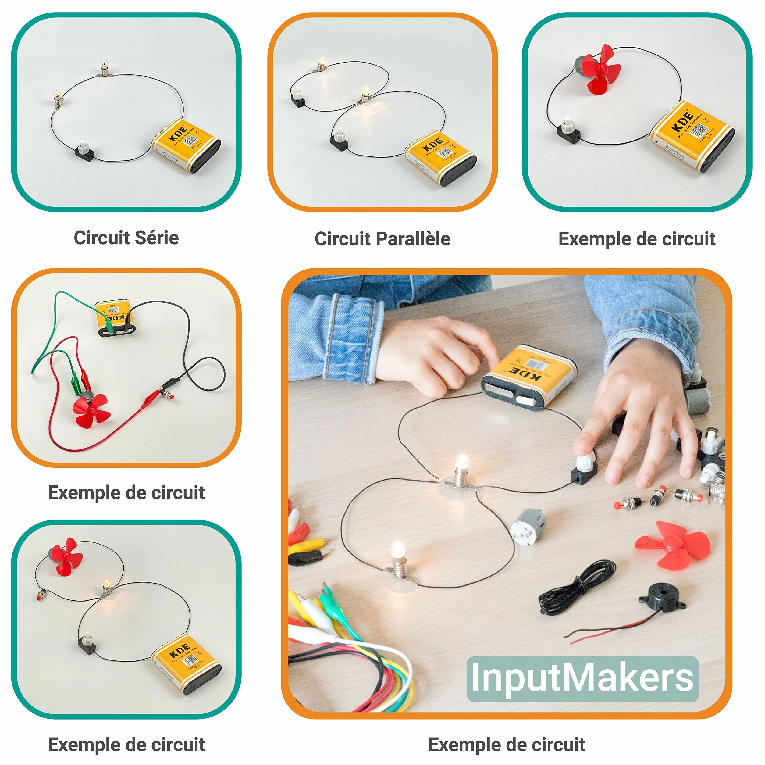 Kit Circuit Electrique Avancé - Apprendre Electricite, Electronique a Monter