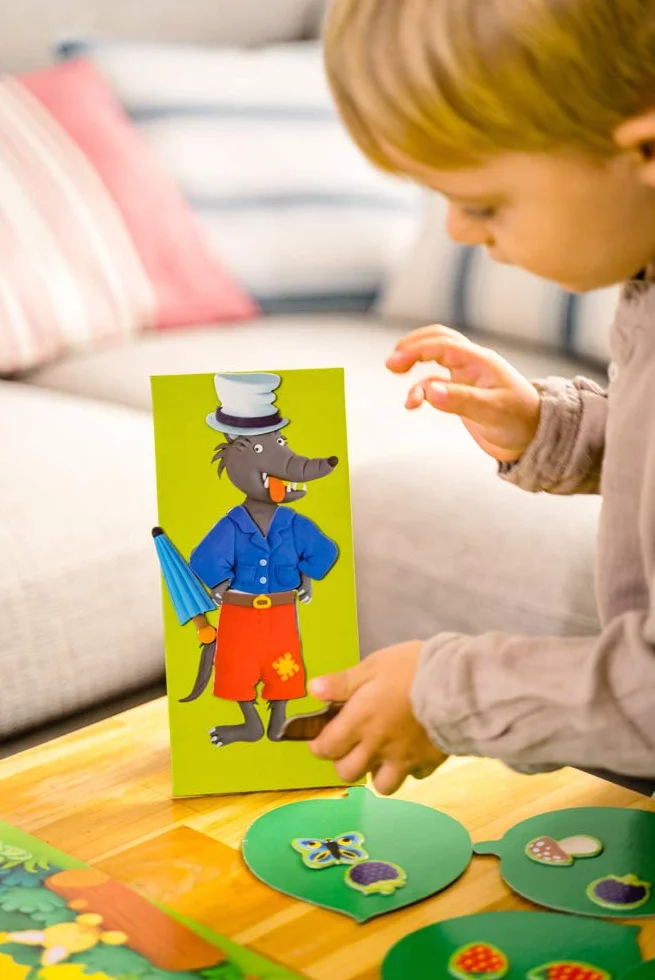 Nathan Le Jeu du Loup - Jeu de société Coopératif - Premier Jeu pour Enfants - 1 à 4 Joueurs - Dès 3 Ans