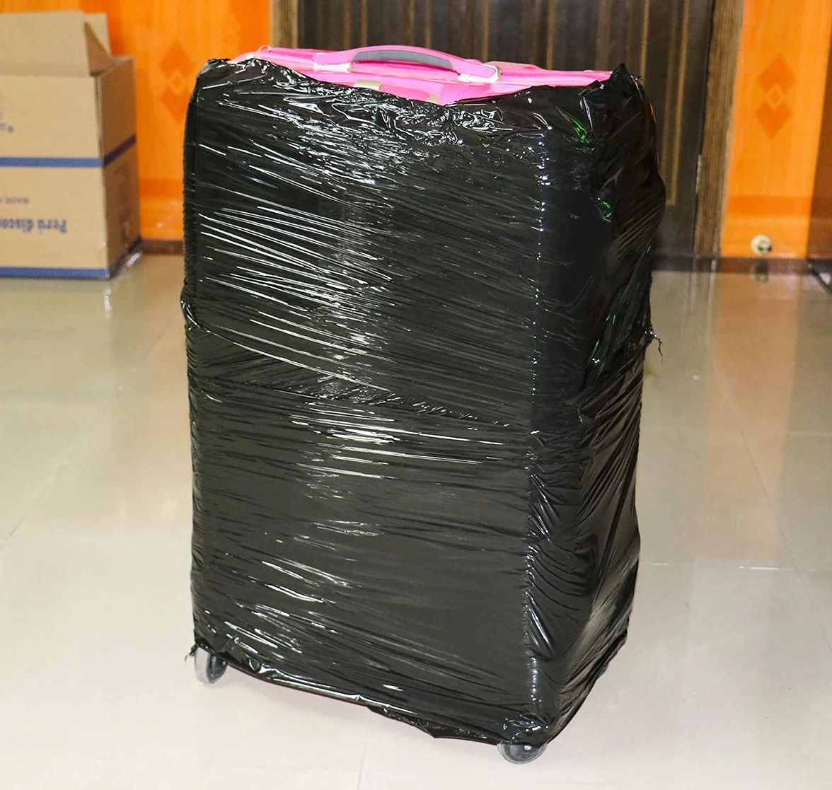 BOMEI PACK Film étirable déménagement 250m x 400mm x 17µm 4 rouleaux avec poignée