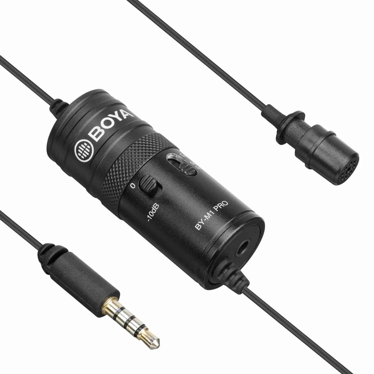 BOYA BY-M1 Pro Micro cravate universel pour smartphones, reflex numériques, caméscopes, enregistreurs audio, PC