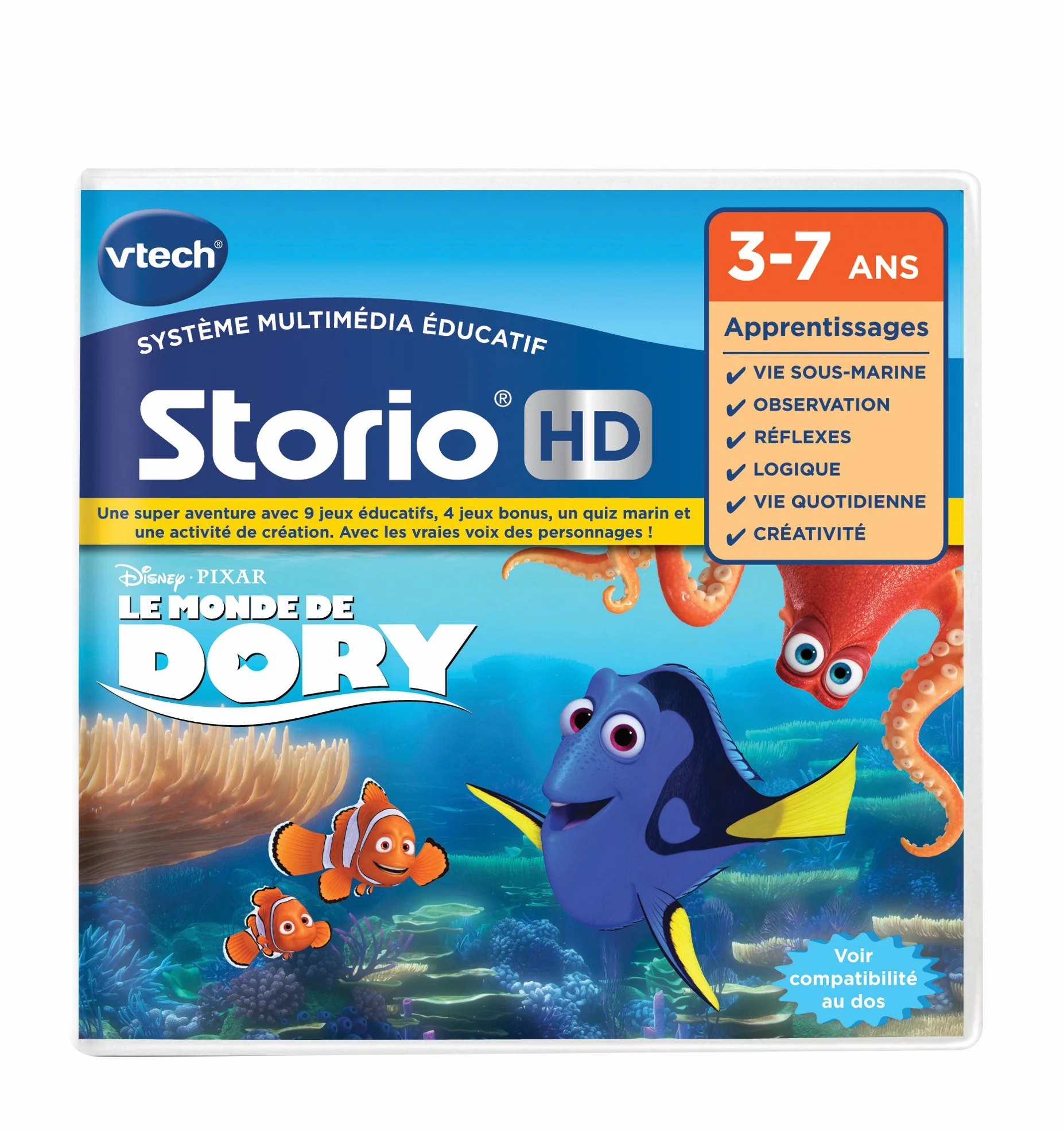 VTech Jeu HD Storio Le Monde de Dory