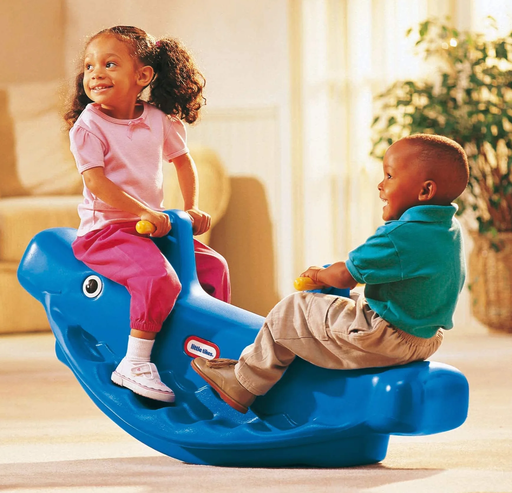 Little Tikes Baleine Teeter Totter Jeu Actif Enfants 3 Places Bleu