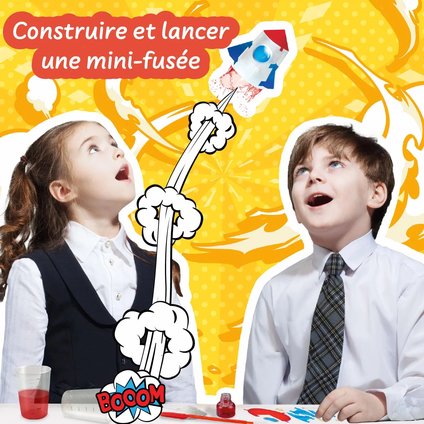 Science4you Expériences Explosives pour Enfants – Fusée à Eau, Bombe Pétillante, Jouets Éducatifs 8 9 10+