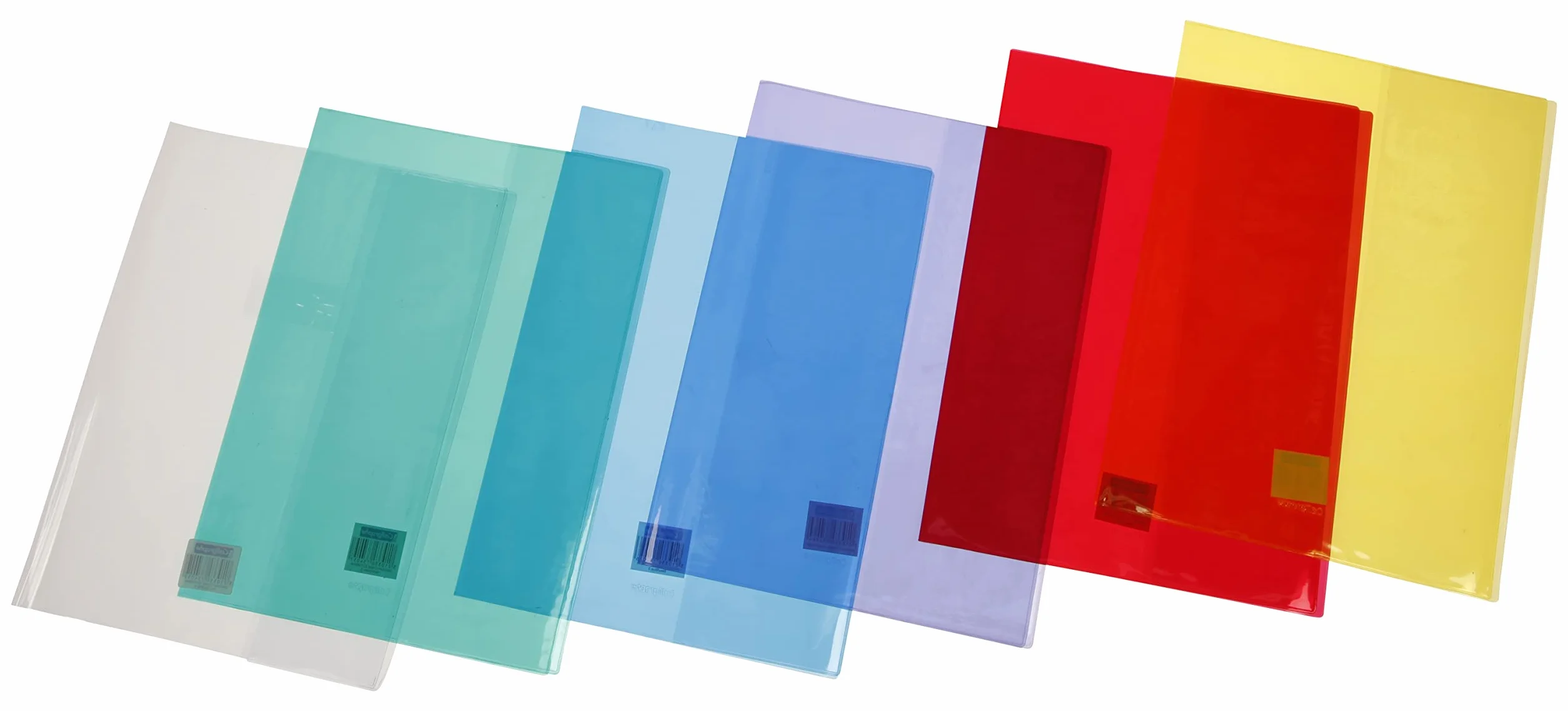 Calligraphe 73404AMZC Un Protège-Cahier Cristalux Jaune 24x32 cm 22/100ème PVC Transparent Lisse