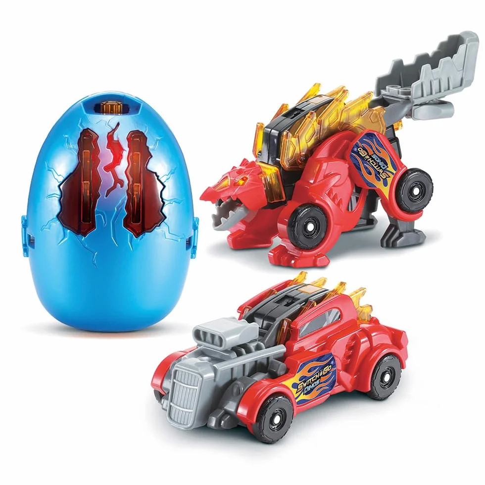 VTech Switch & Go Dinos Œuf Dinosaure Transformable Jouet Sonore 2e Génération 6 Modèles Cadeau Enfant 4 Ans Français