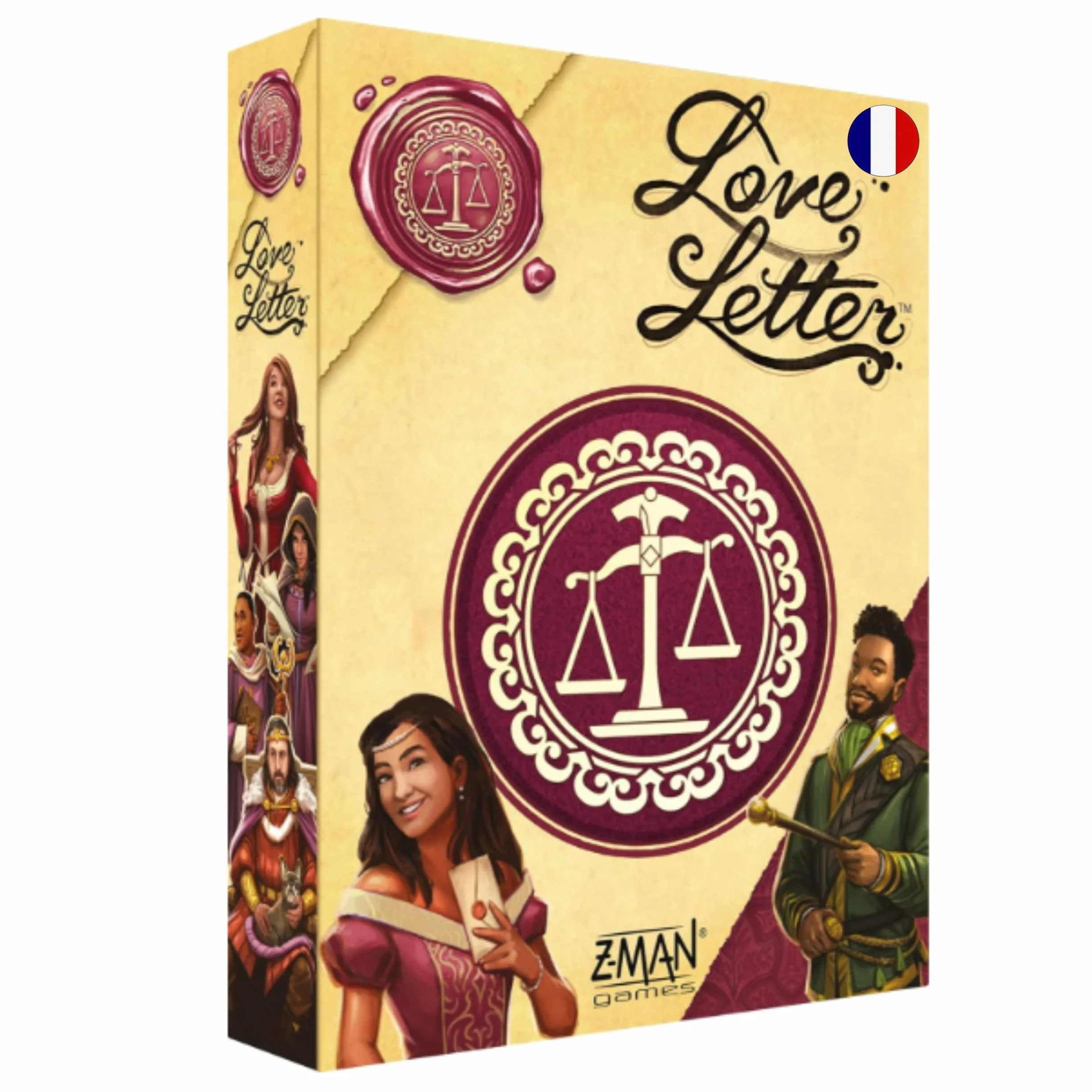 Asmodee Love Letter Jeu de Cartes Stratégique 10 Ans 2-6 Joueurs 15 Min Version Française Z-Man Games