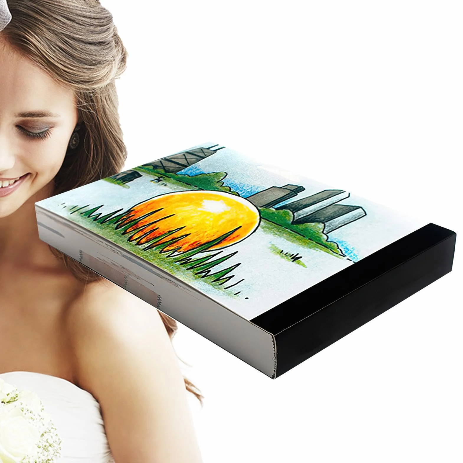 Livre Flipss Cartoon avec un trou - Cachez votre bague, exprimez votre amour - 126 pages, demande et confession, cadeau