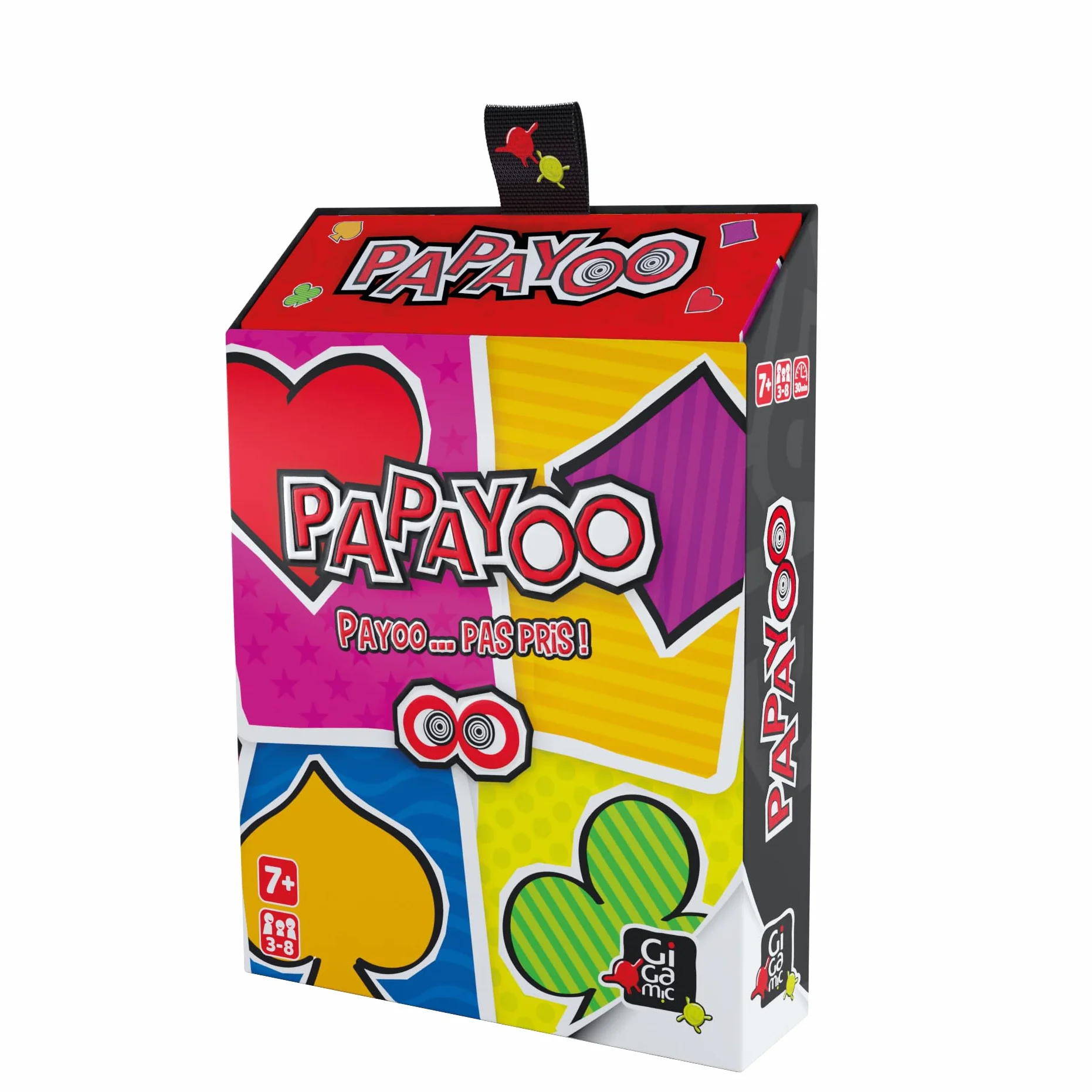 GIGAMIC Papayoo Jeu de cartes tactique 3-8 joueurs 30 min Version Française