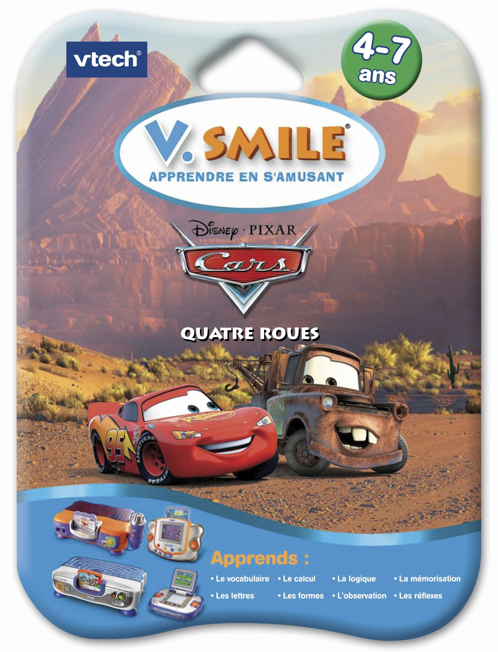 VTech Cartouche de jeu V.Smile (Motion) Cars