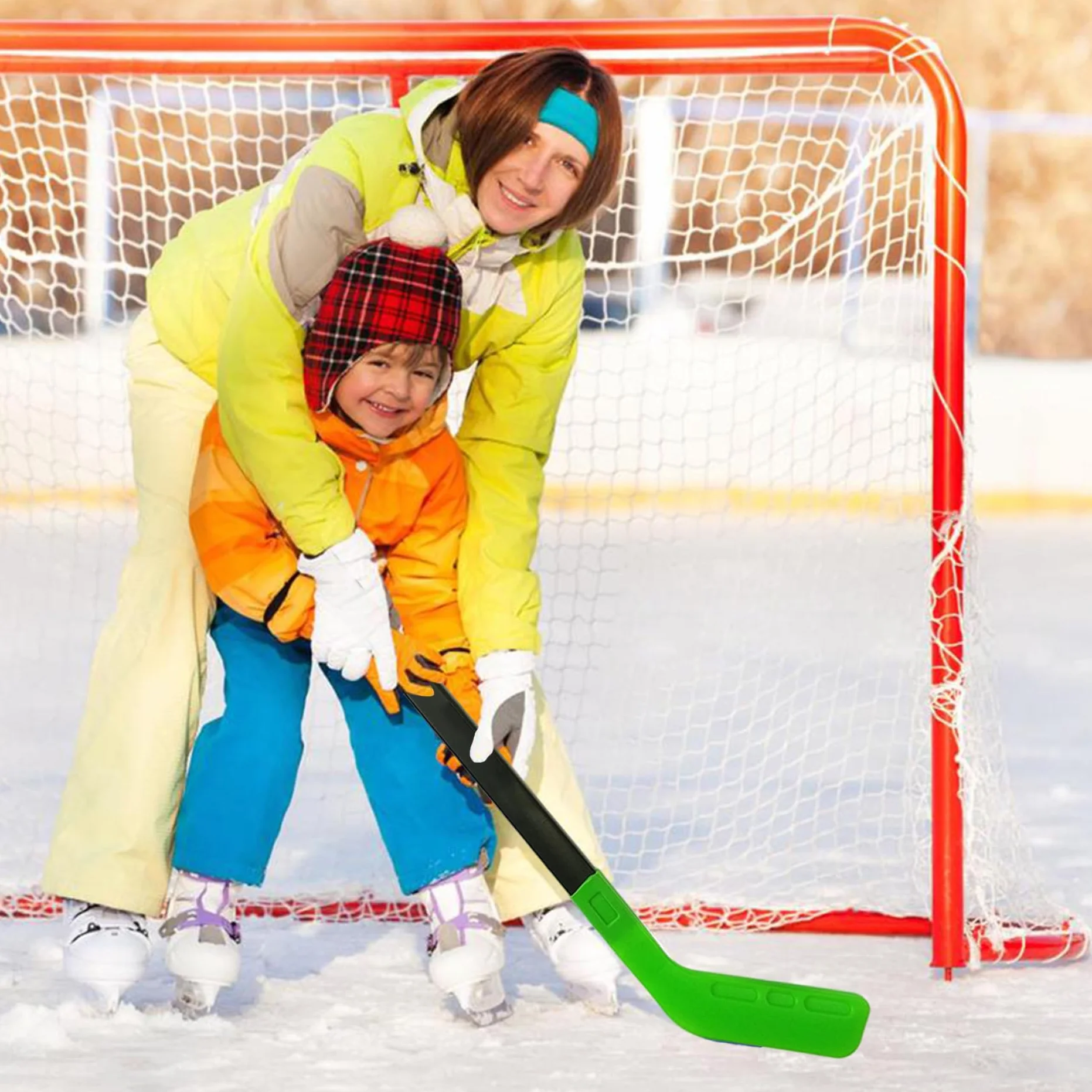 Kit de Hockey Enfants 72 cm Crosse avec 2 Balles Entraînement Ludique