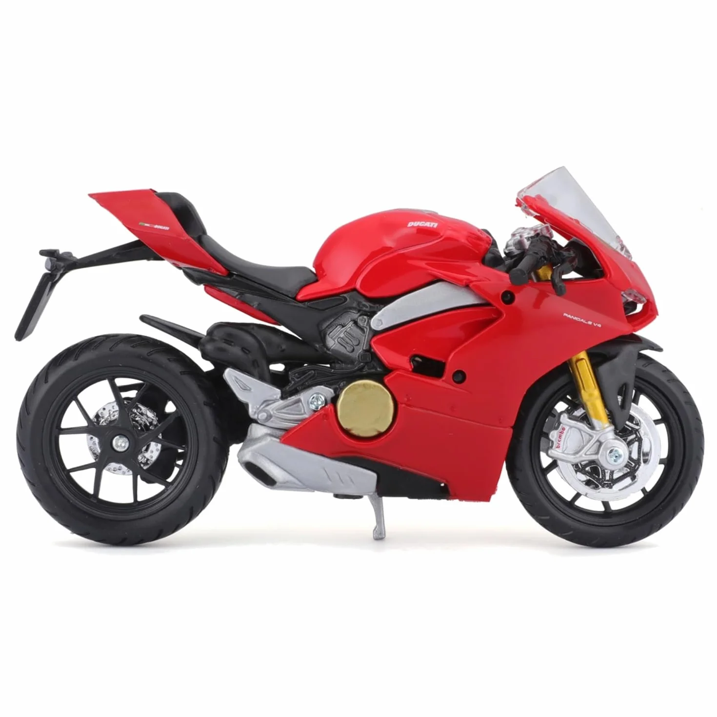 Bburago Ducati Panigale V4 1:18 Moto Diecast Réplique Officielle Roues Libres