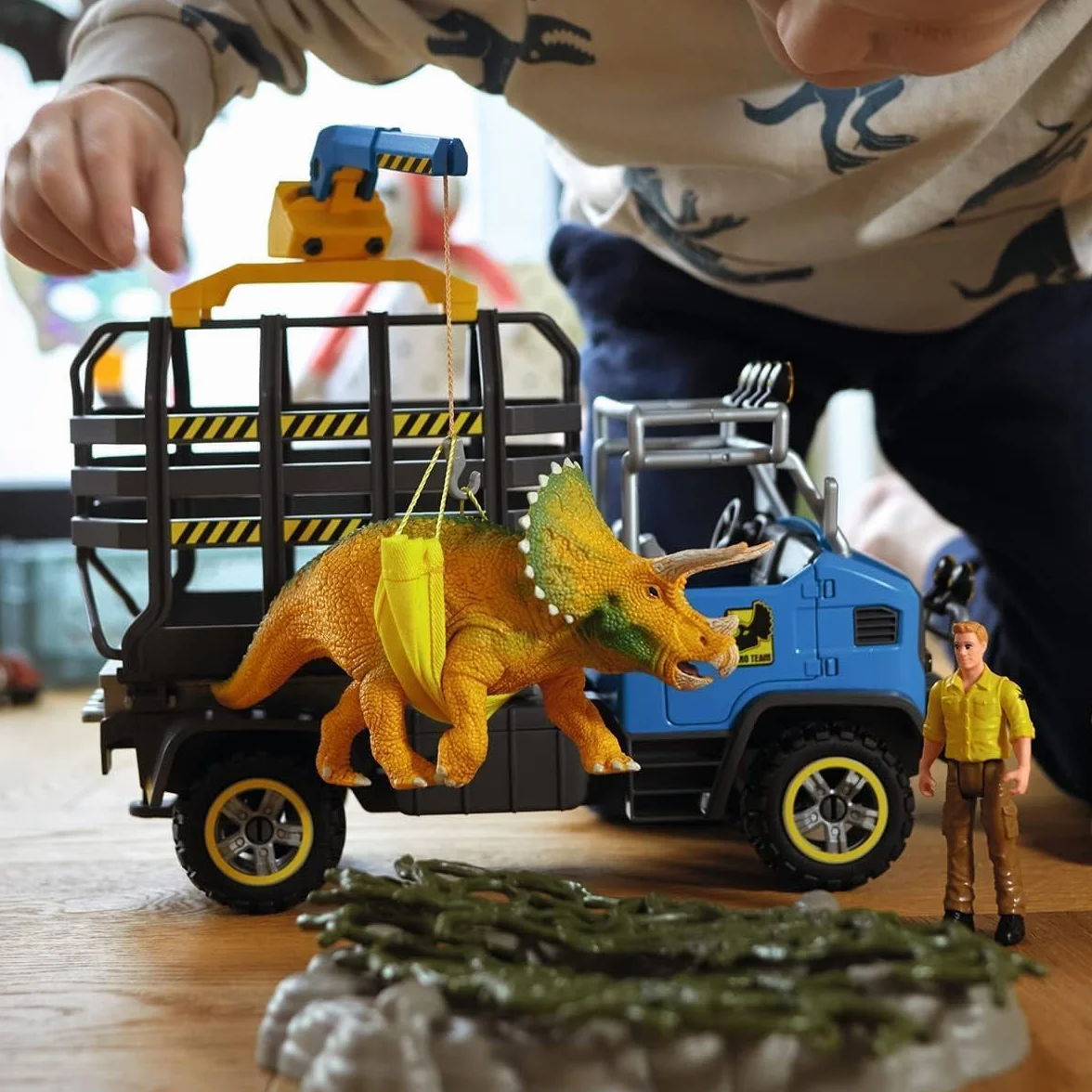 Schleich DINOSAURS Camion De Sauvetage De Dinosaure 42565 coffret 43 pièces