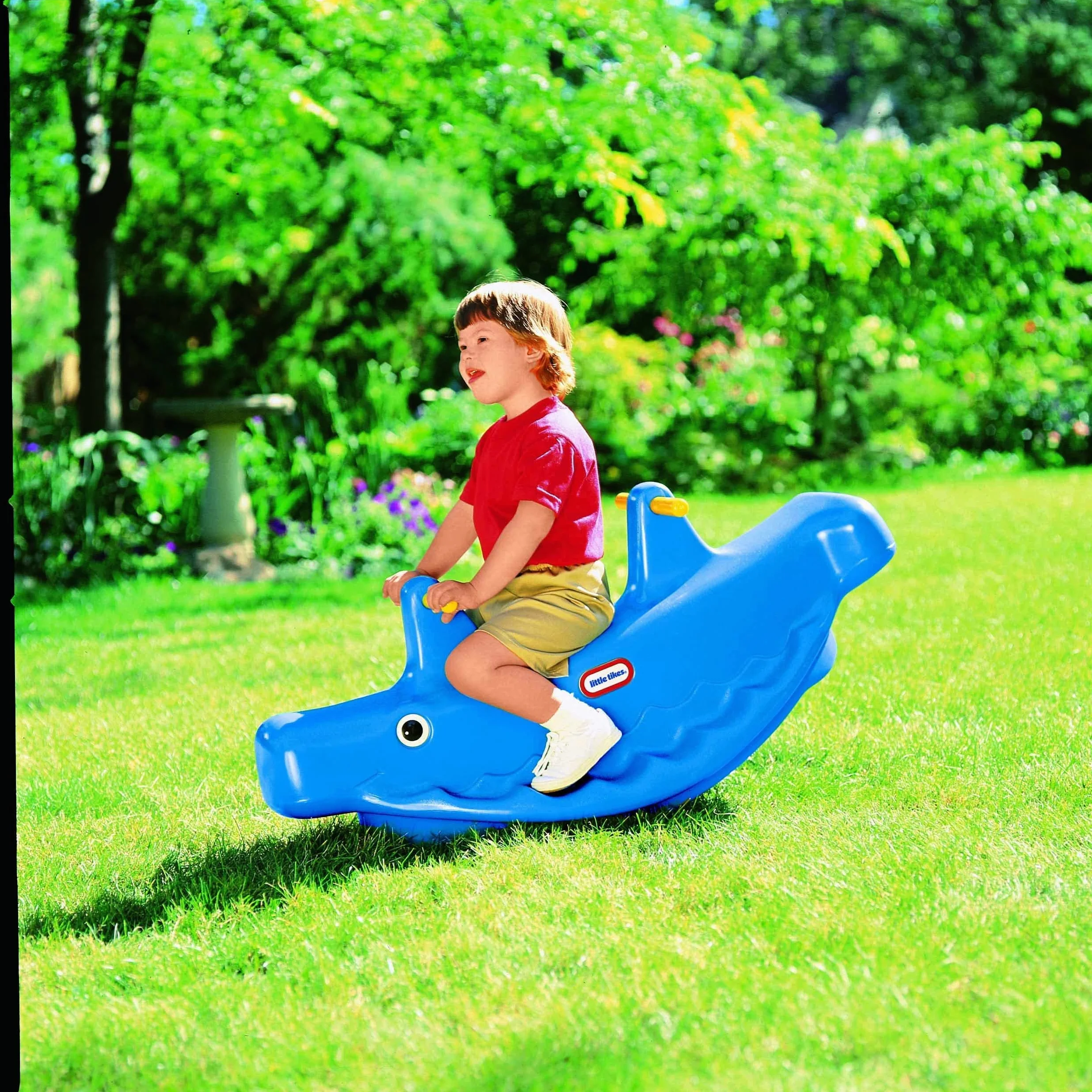 Little Tikes Baleine Teeter Totter Jeu Actif Enfants 3 Places Bleu