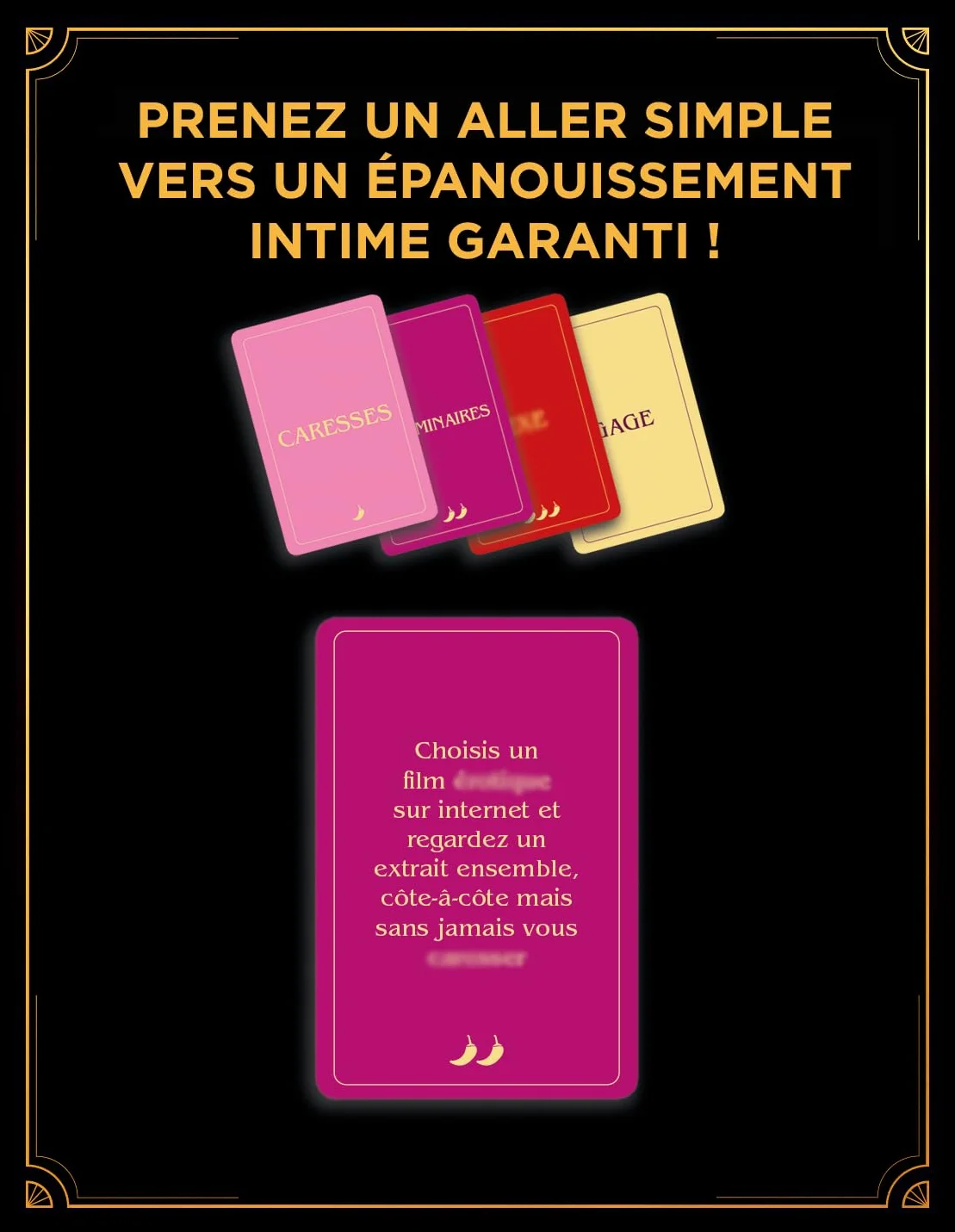 Jeu Couple - Jeux de Société - Jeu de Carte - Cadeau Anniversaire Femme Homme Original