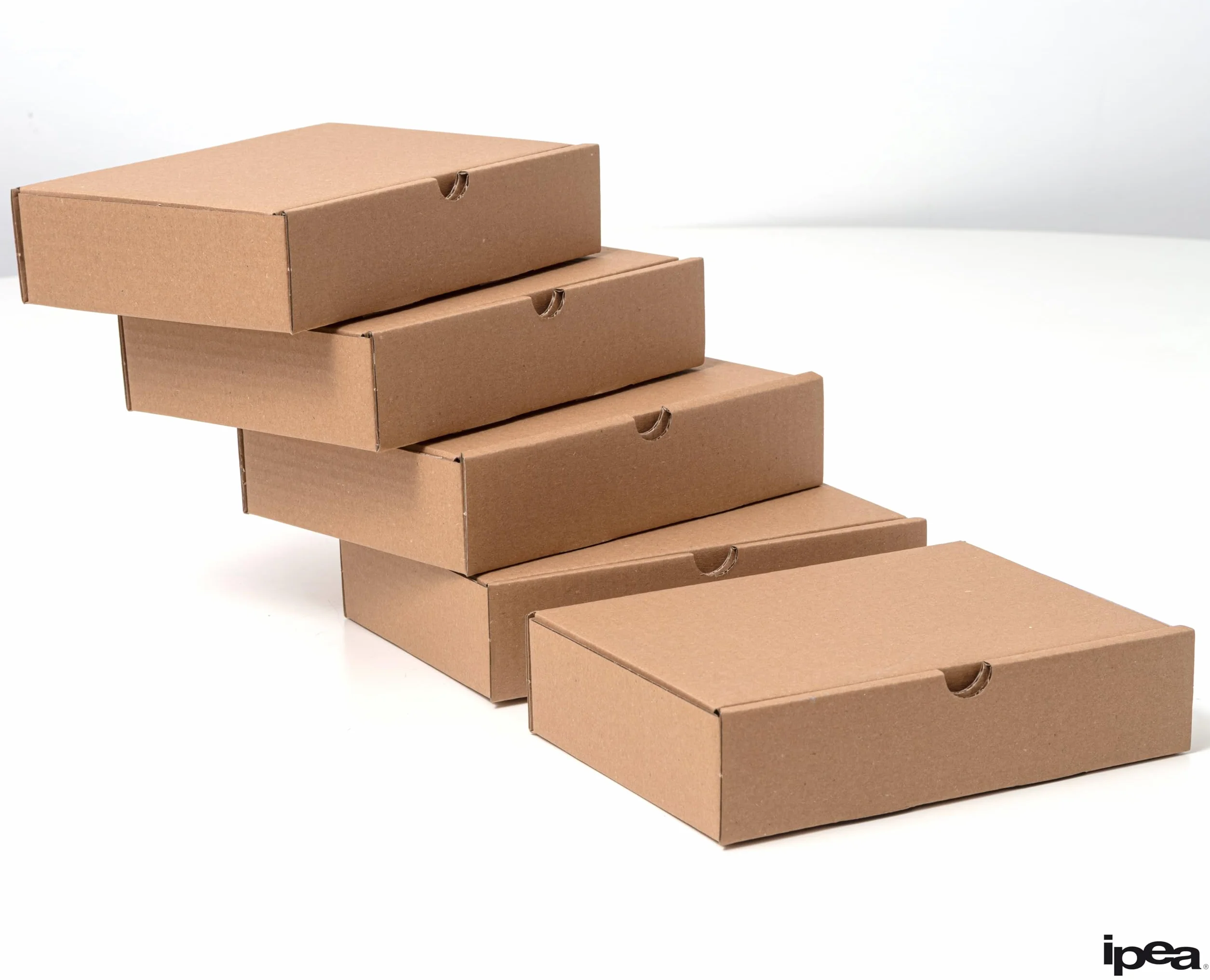 IPEA Boîtes en Carton 21 x 15 x 5 cm 10 Pièces Made in Italy pour Expéditions E-Commerce