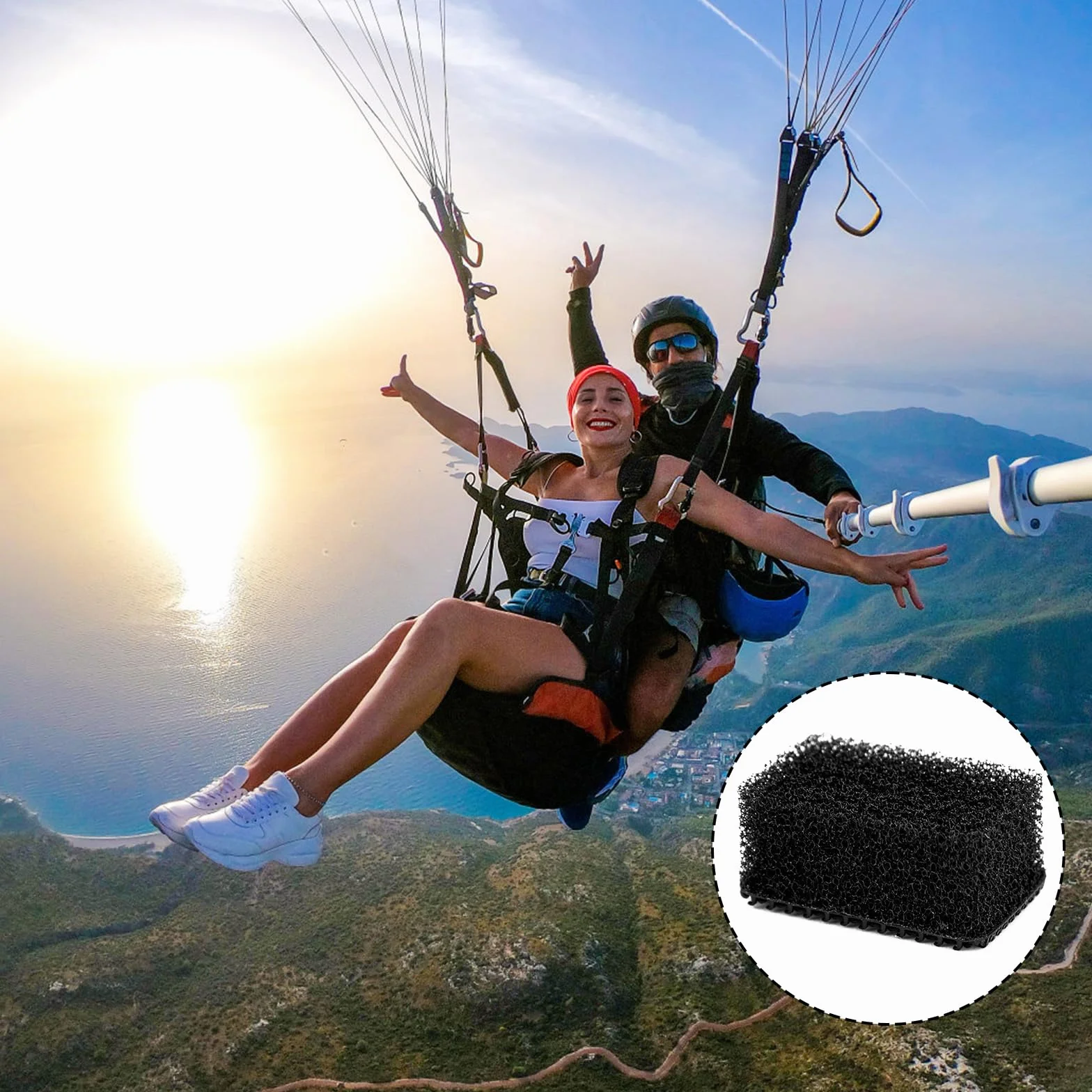 PEUTIER Lot de 6 Manchons de Protection pour Micro Insta360 X4, Pare-Brise Anti-Vent Extérieur