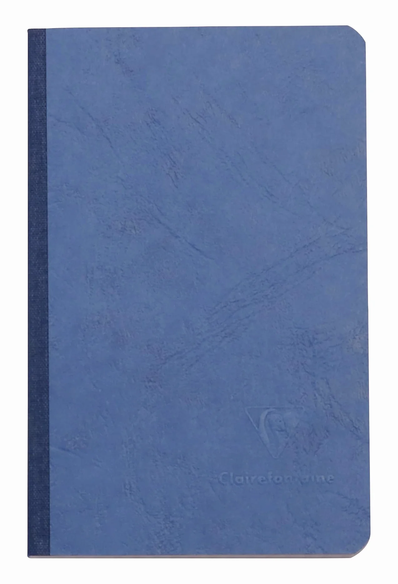 Clairefontaine Collection Age Bag Carnet Cousu Dos Toilé Bleu 9x14 cm 192 Pages Petits Carreaux Papier Blanc 90 g