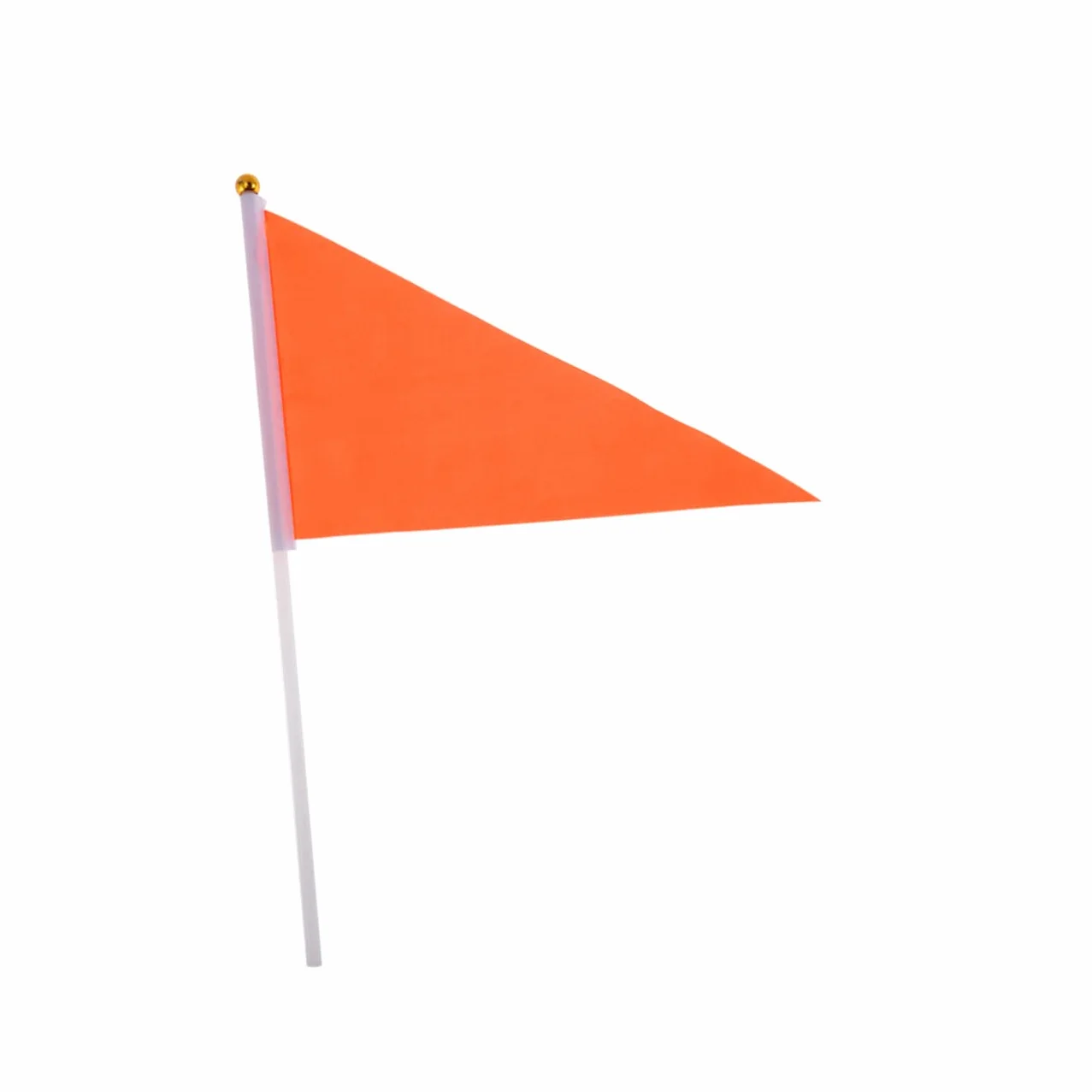 BESPORTBLE 50 Pièces Bannière Triangulaire Orange en Polyester et Plastique Portable