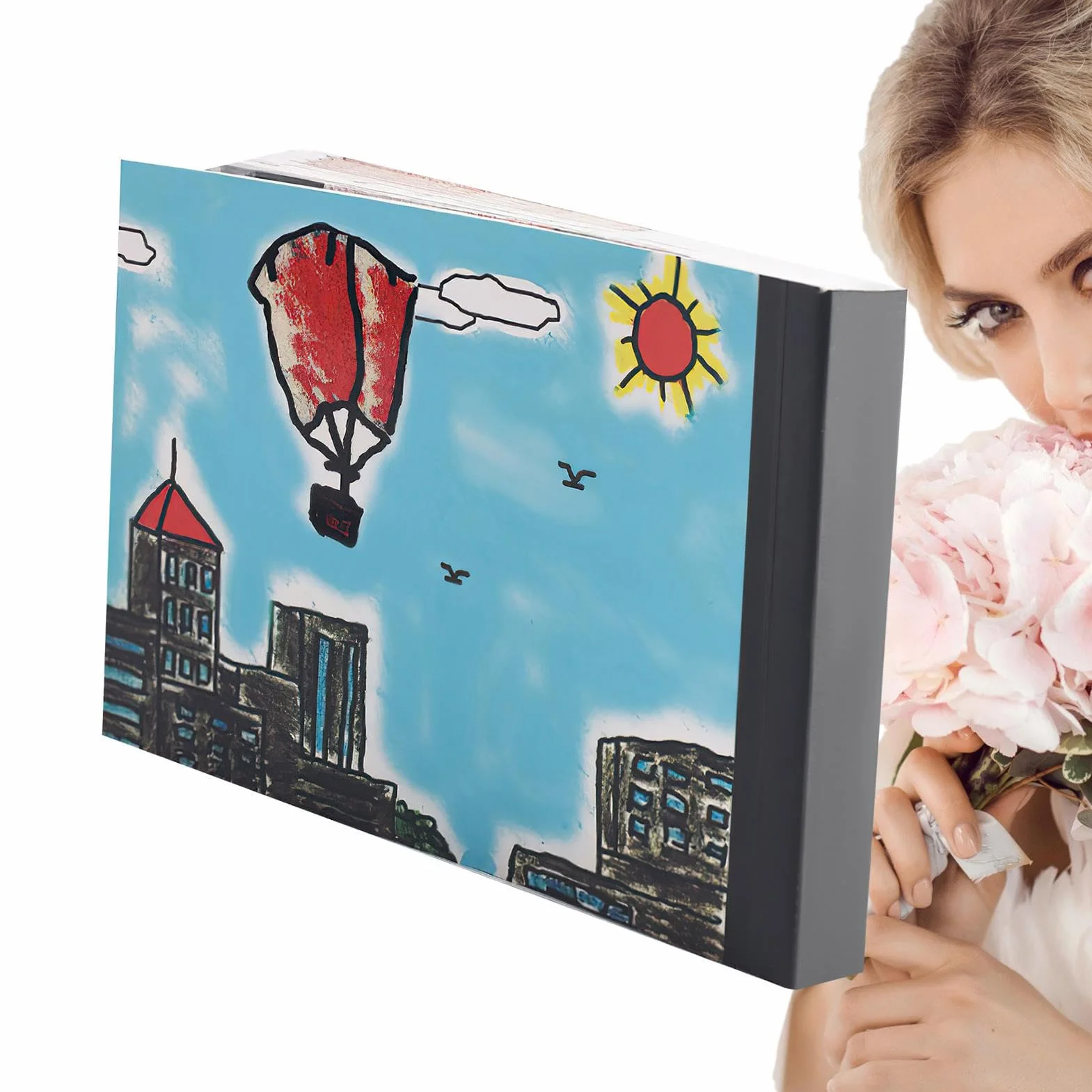 HAMIL Livre Proposition créative Animation flipss Bricolage avec Trou 126 Pages Bague cachée Cadeau fiançailles