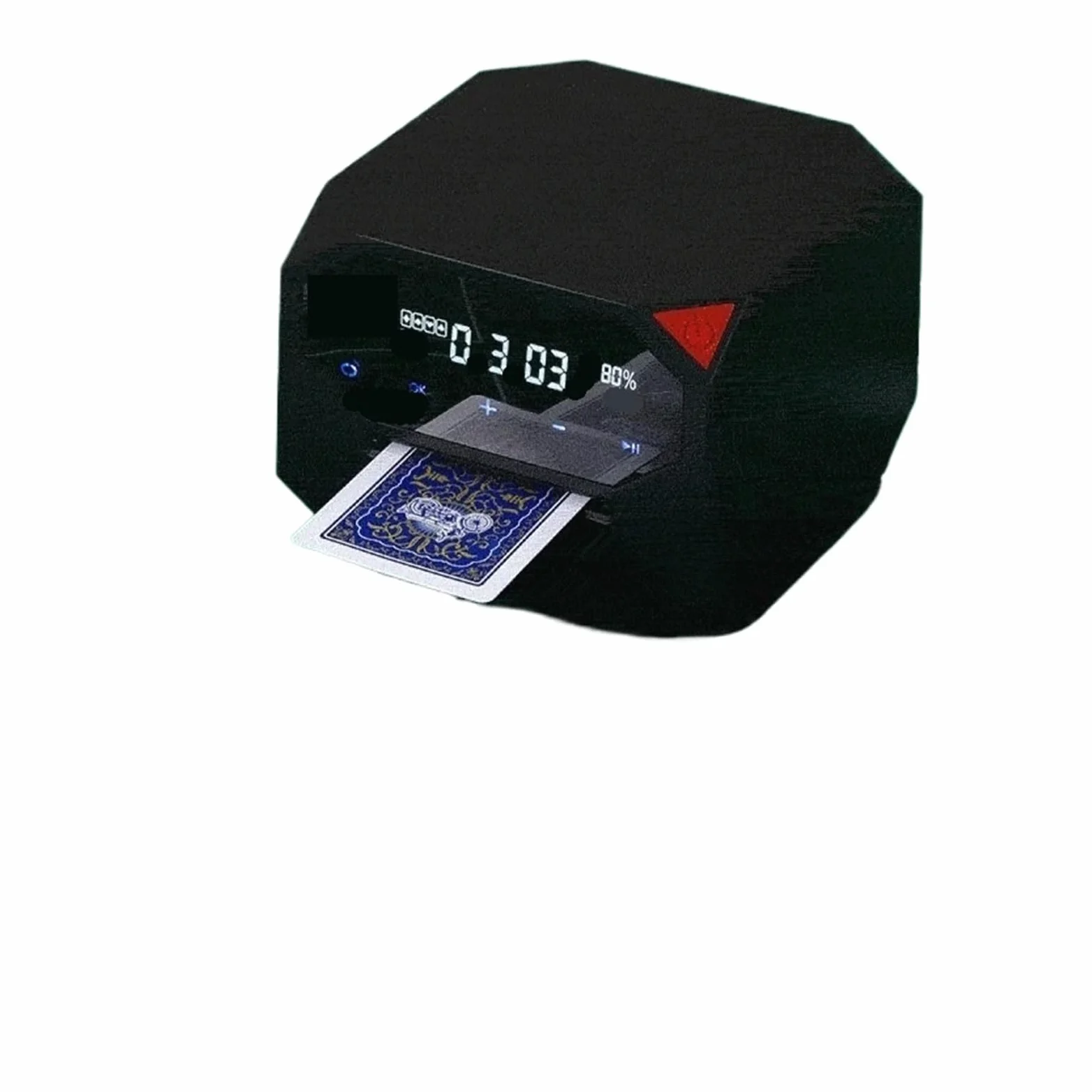 Mélangeur Automatique de Cartes Rechargeable 2500 mAh Compact et Portable(Zwart)