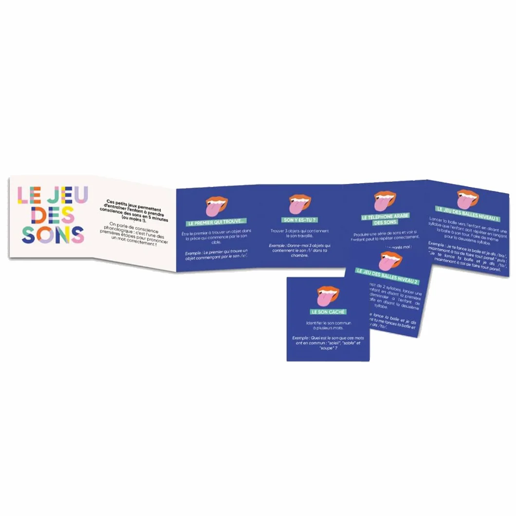 Kit éducatif d'Articulation Ma Boîte J'articule - Jeux et Exercices pour Apprendre à prononcer les Sons - Dès 2 Ans