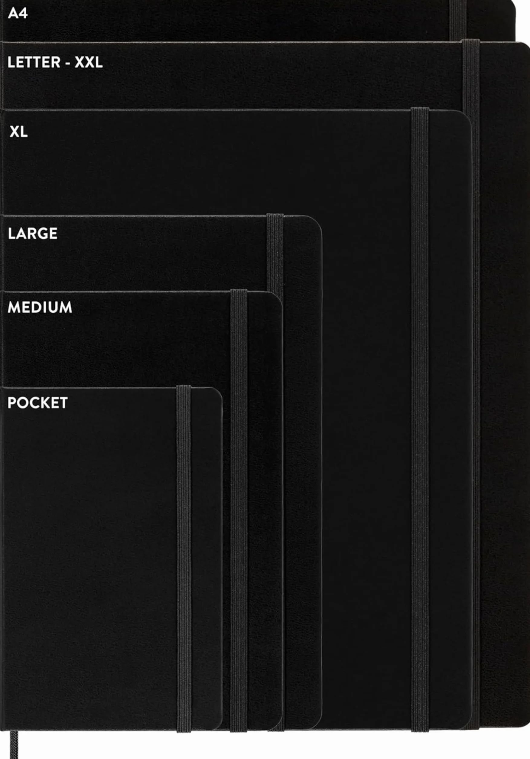 Moleskine Carnet Classique Ligné Couverture Souple Fermeture Elastique Taille Large 13 x 21 cm Bleu Hortensia 240 Pages