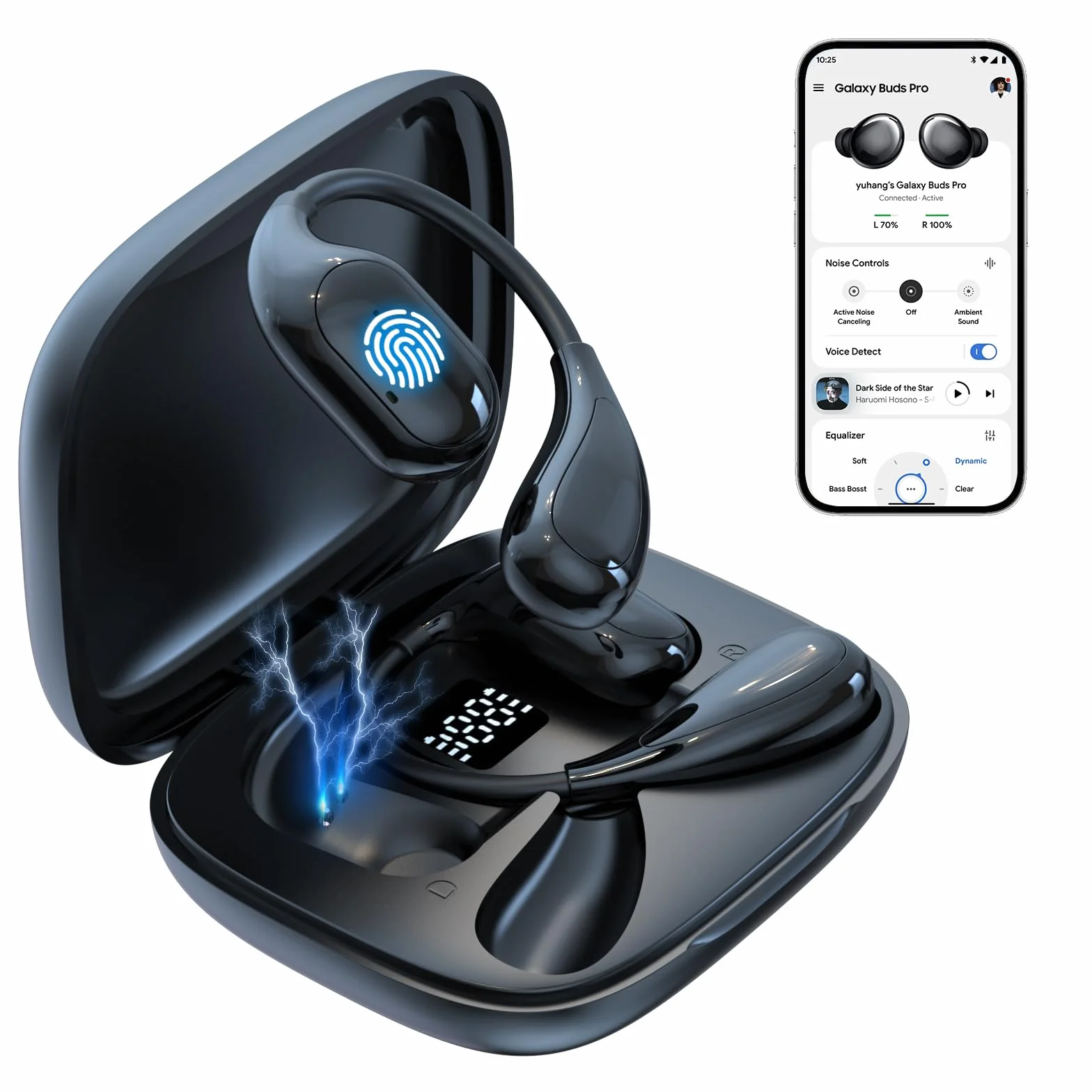 Ecouteur Traducteur Instantané Ai Ninonly 150 Langues 6 Modes Bluetooth 5.4