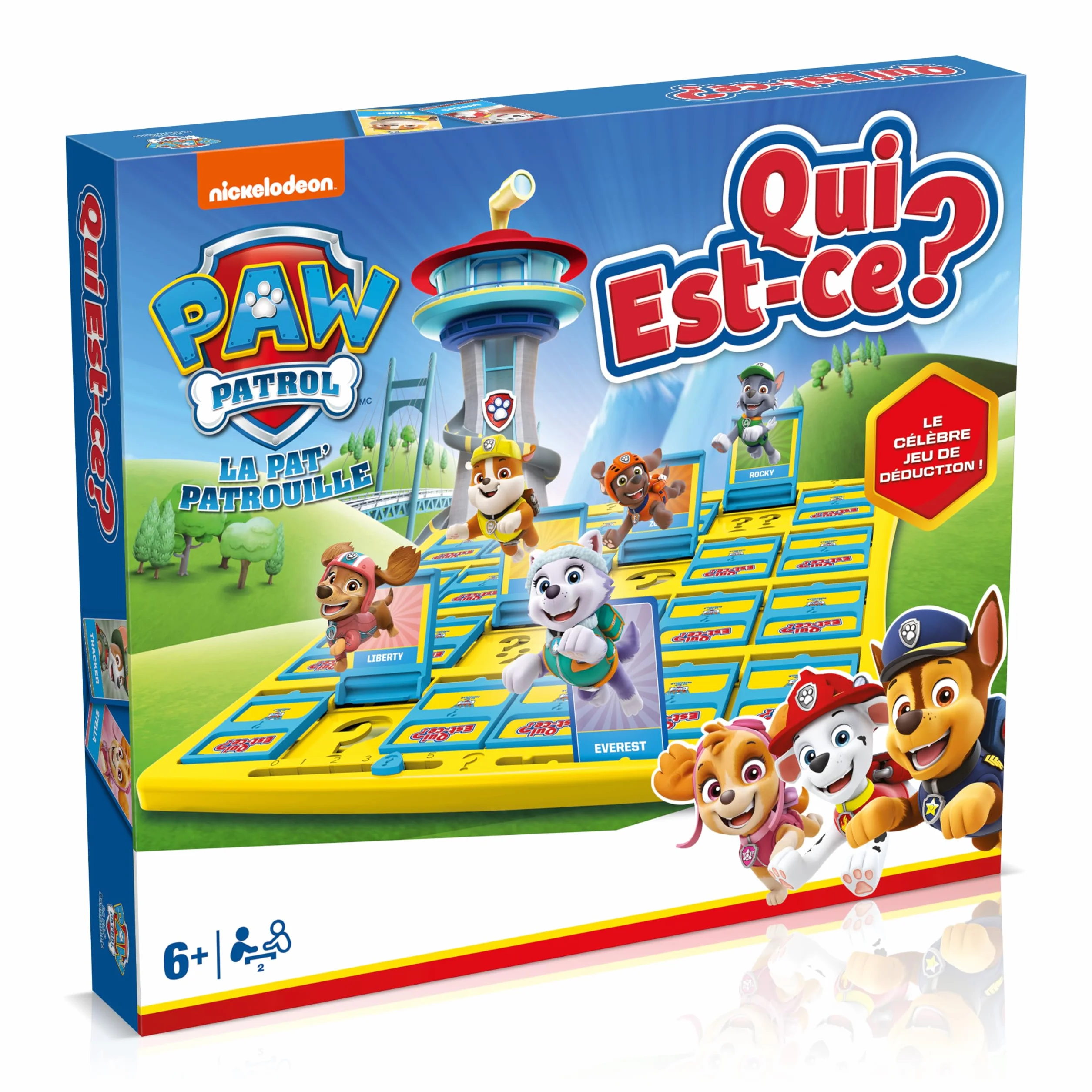 Winning Moves Qui Est Ce Jeux de Societe Pat' Patrouille - Jeu de Plateau Famille pour 2+ Joueurs Version française