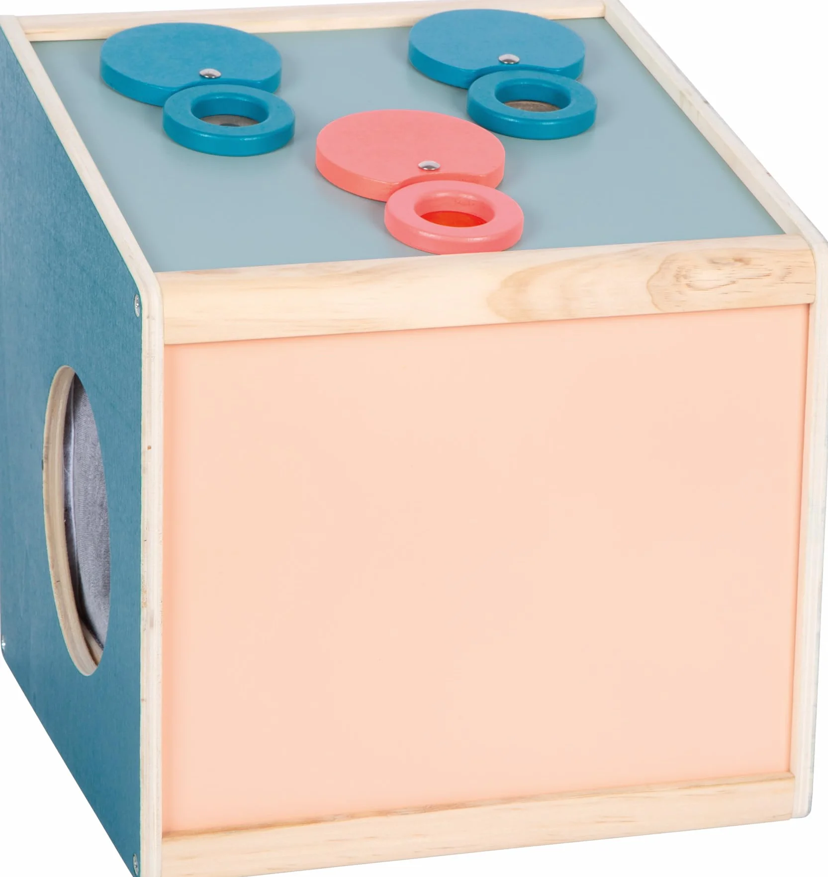 Boîte Tactile Sensory Small Foot Voir Écouter Sentir Toucher Bois 3 Ans