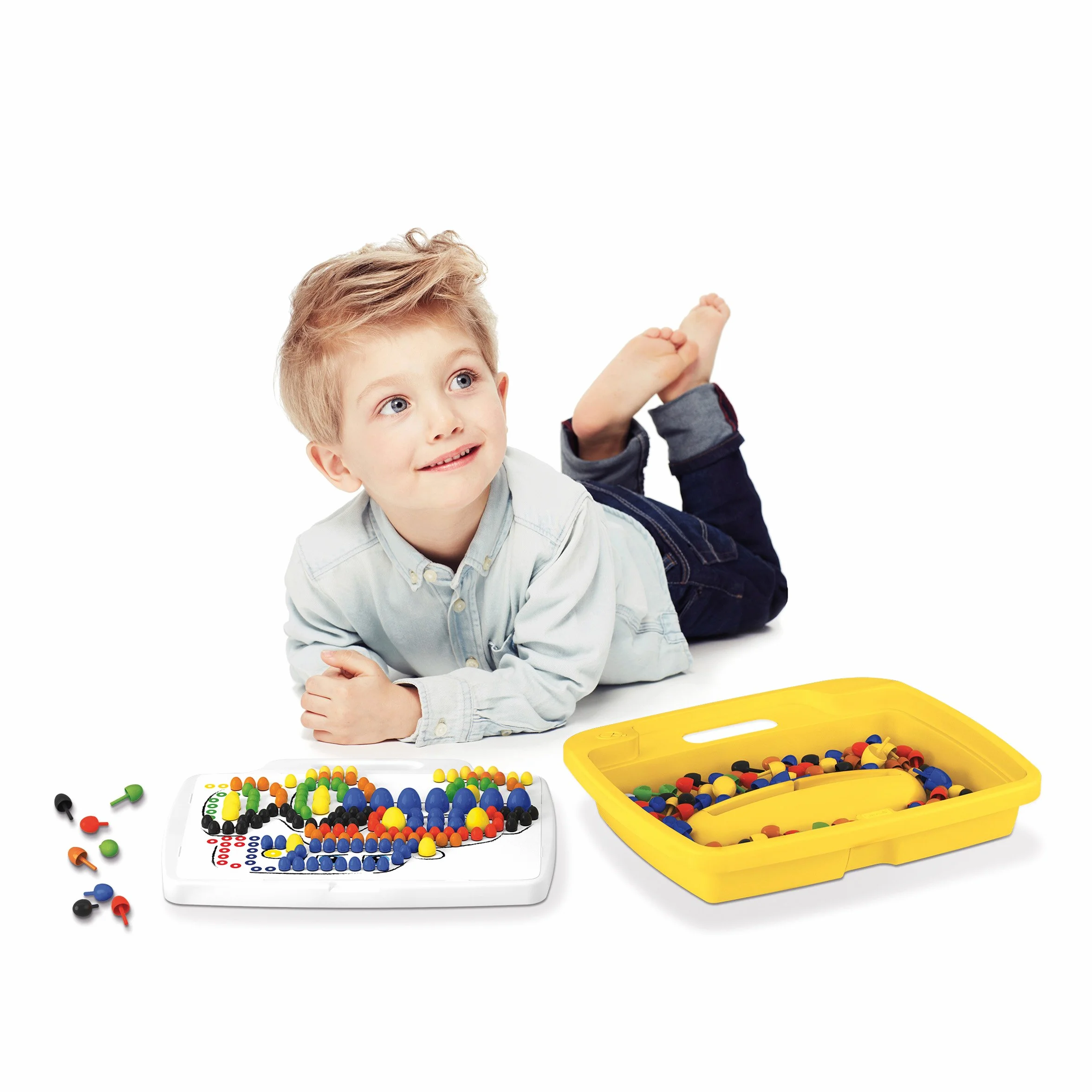 Quercetti FantaColor Evolution Boy Jeu De Mosaïques Loisirs Créatifs