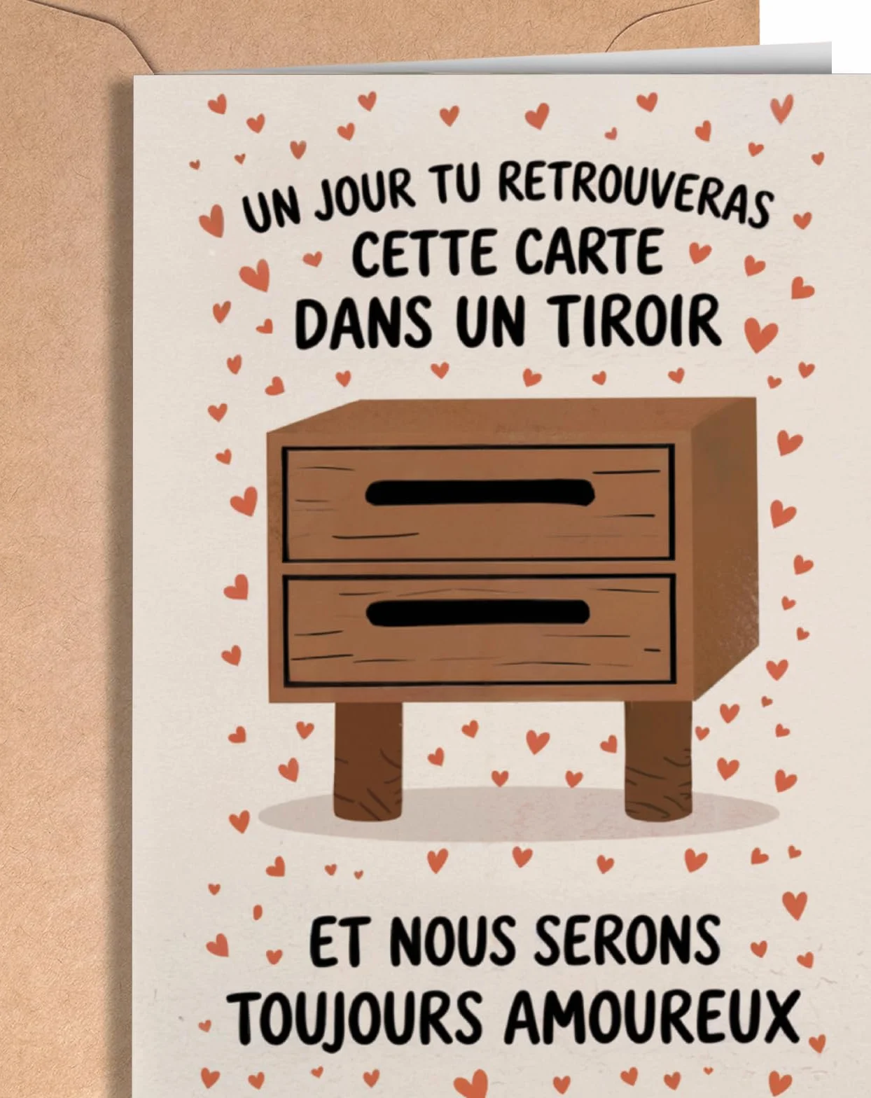 Carte Anniversaire Mariage pour Femme Mari - Je t'aime Cadeau Couple Romantique Saint Valentin