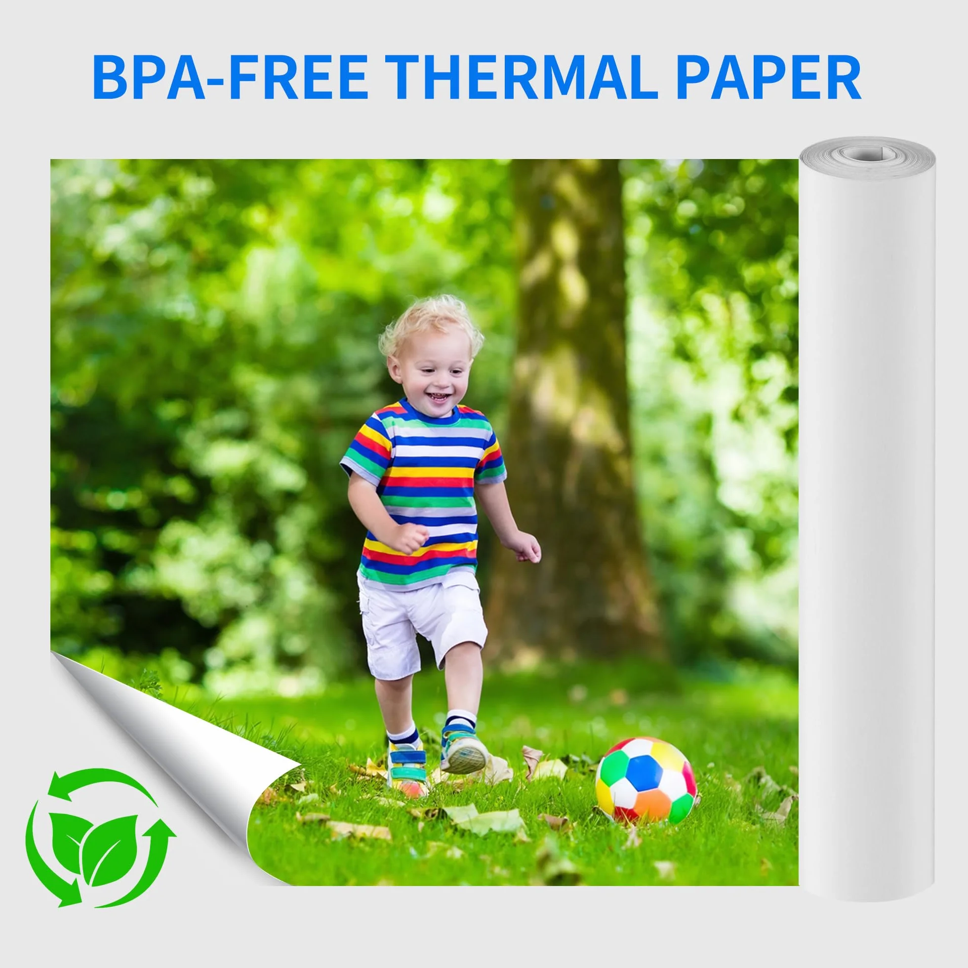 Papier Thermique A4 210mm x 30mm x 8.7m 4 Rouleaux