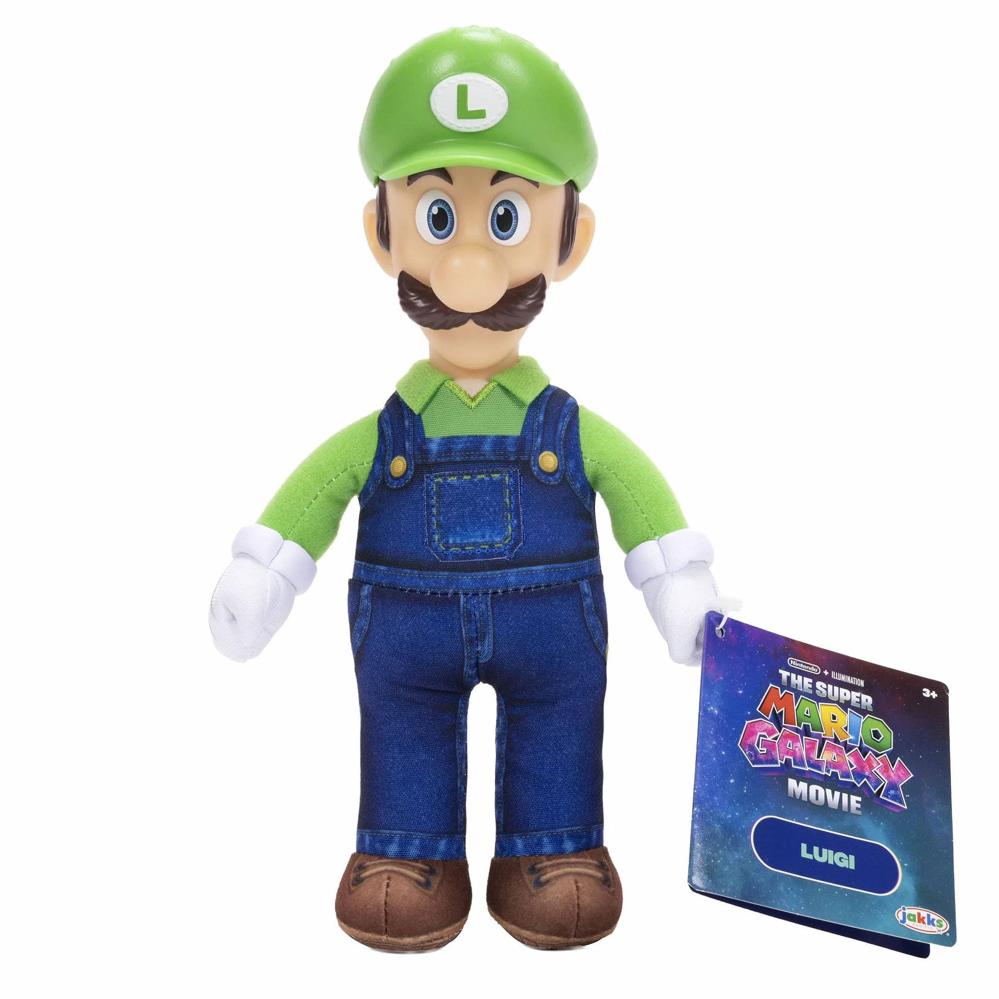 Peluche Luigi 23cm Super Mario Galaxy