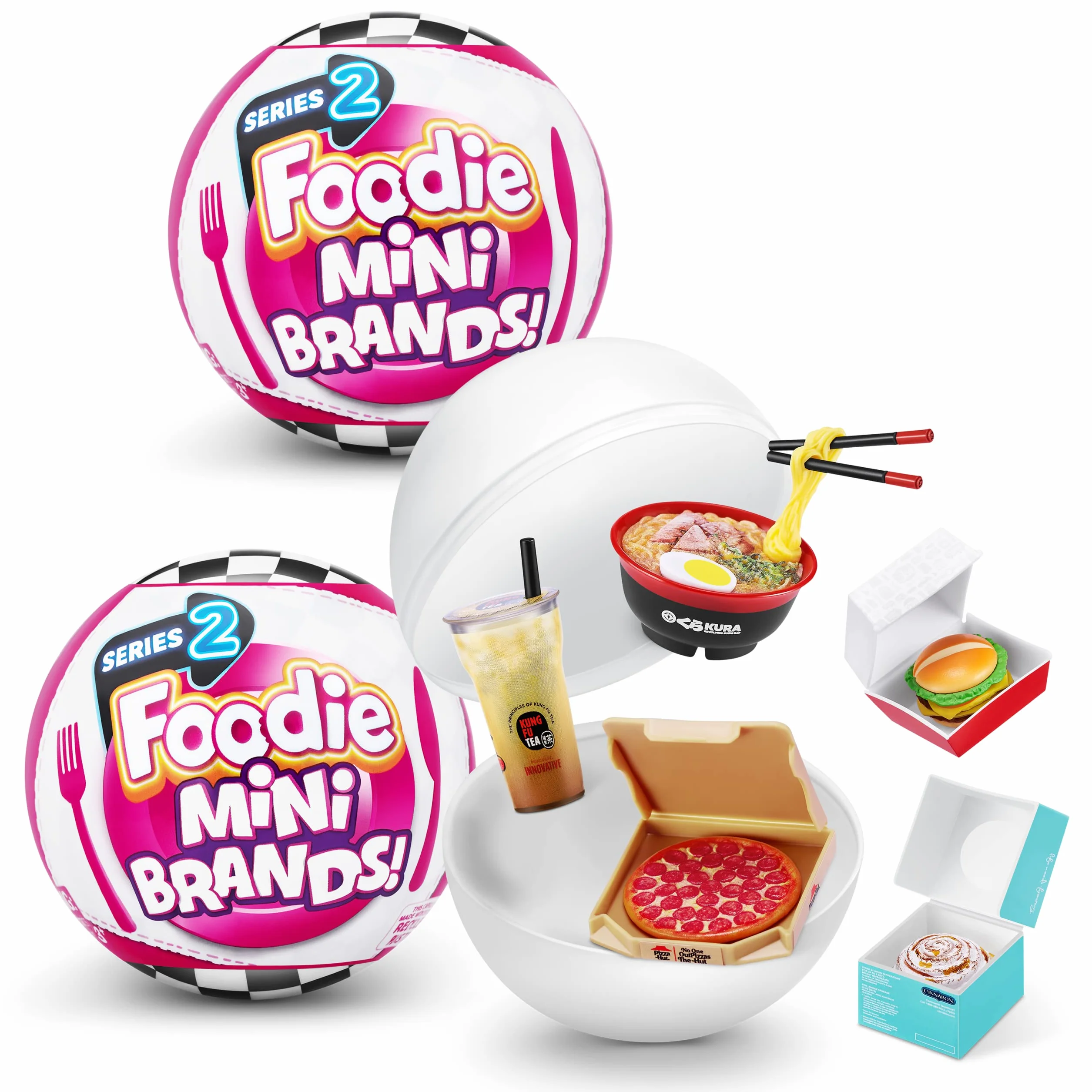ZURU 5 Surprise Foodie Mini Brands Série 2 Capsule Lot de 2