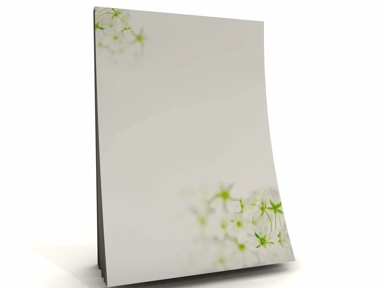 Bloc-notes A5 Papier à motif printemps 50 feuilles 90 g/m² Paperandpicture