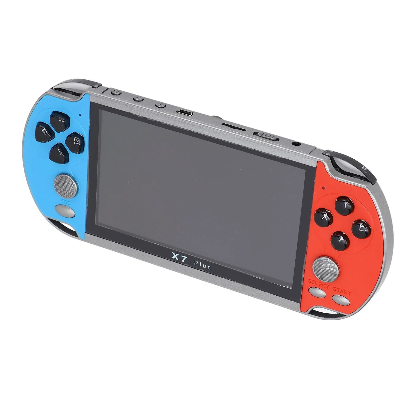 Console de Jeu Portable Dispositif de Jeu Portable Rechargeable avec écran de 5,1 Pouces 8 Go de Mémoire Interne Multi-Vintage pour Les Jeux sans Fin