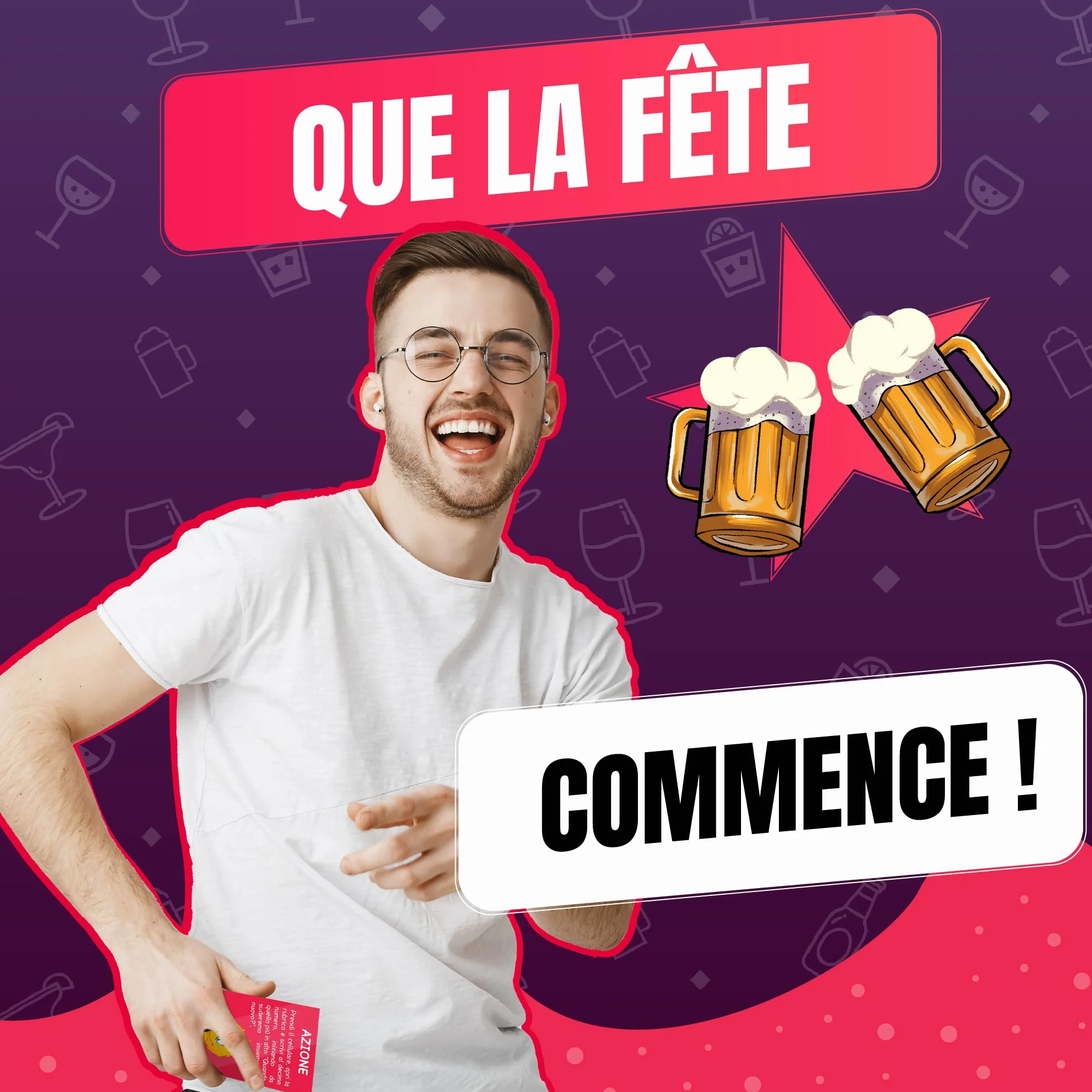 Glop Ero: Jeu de Société Adulte, Jeux d'Alcool et Cartes à Boire, 100 Cartes
