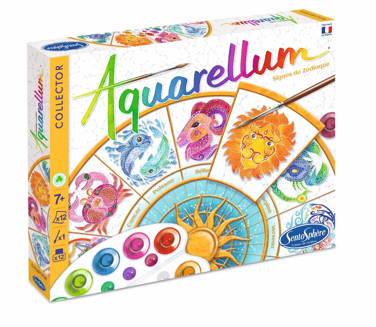 Sentosphère Aquarellum Zodiaque Edition Collector Activité créative 12 signes dès 7 ans