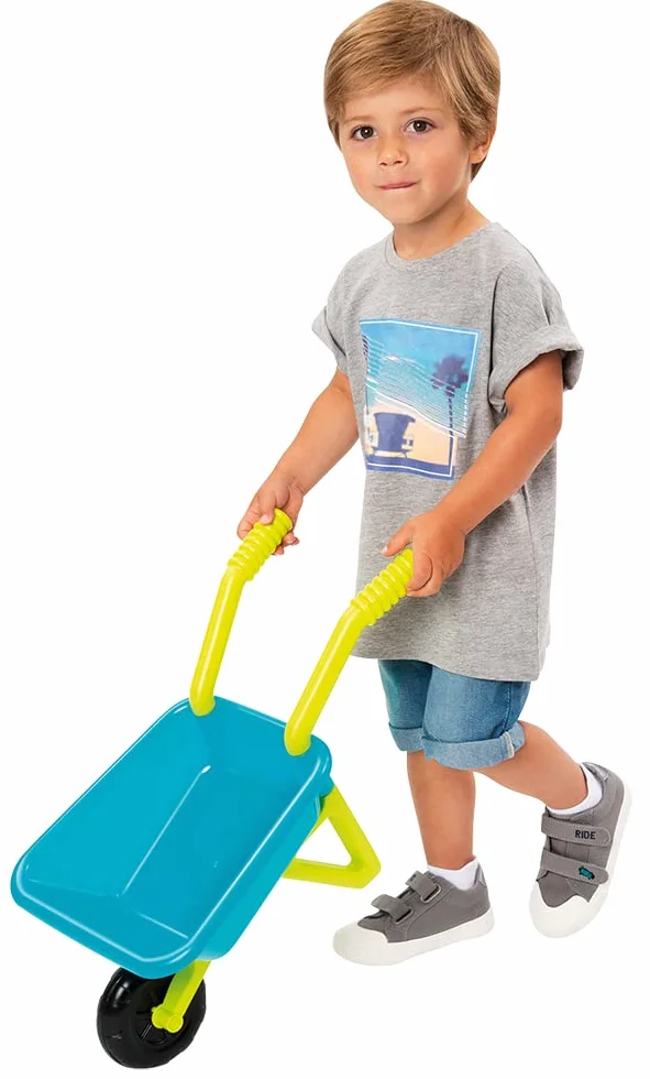 Ecoiffier Super pack jardin 3 en 1 tondeuse brouette garnie panier accessoires jardinage enfants