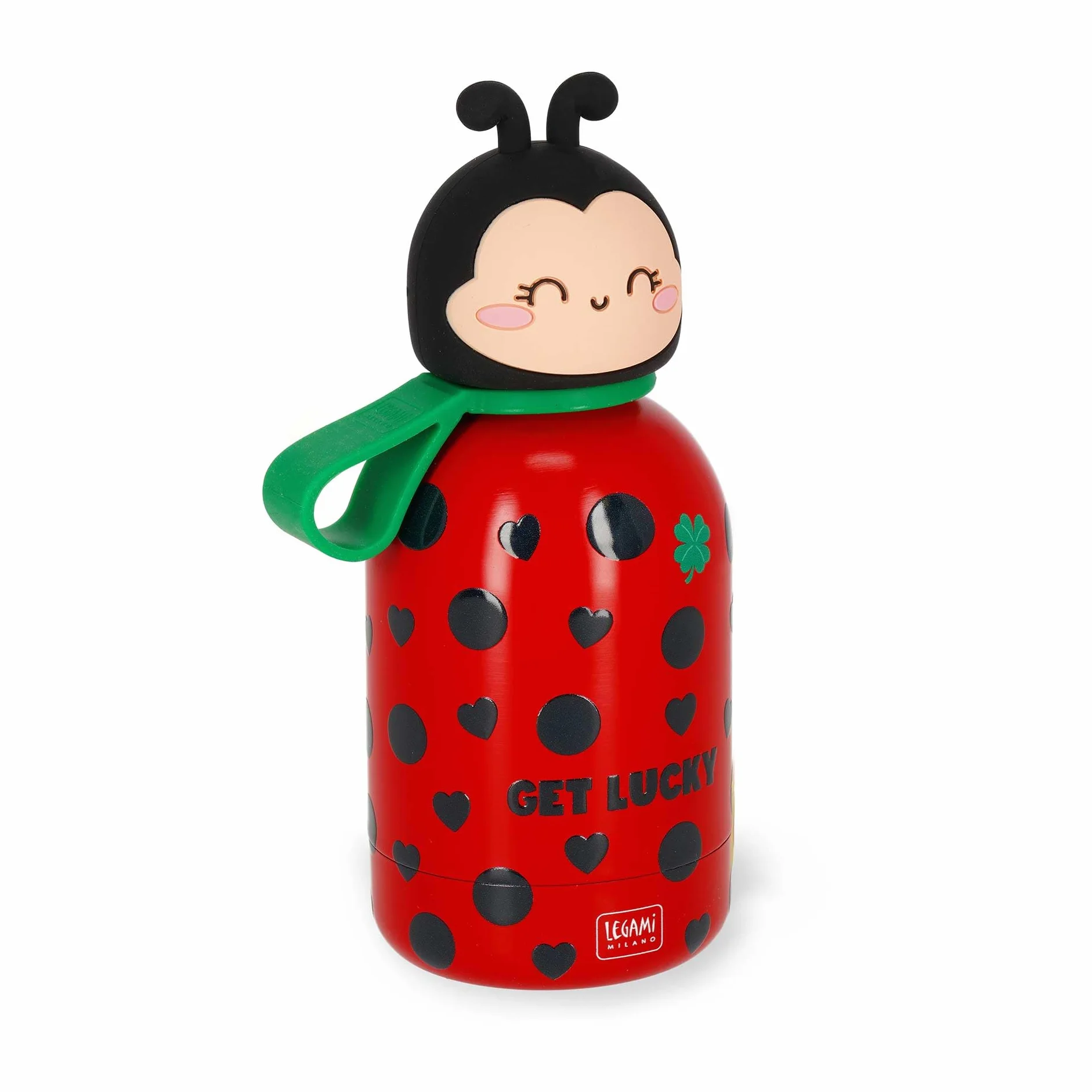 Legami Thermos enfant Hot&Cold BFF Ladybug acier inoxydable 18/8 double paroi fermeture hermétique 12h