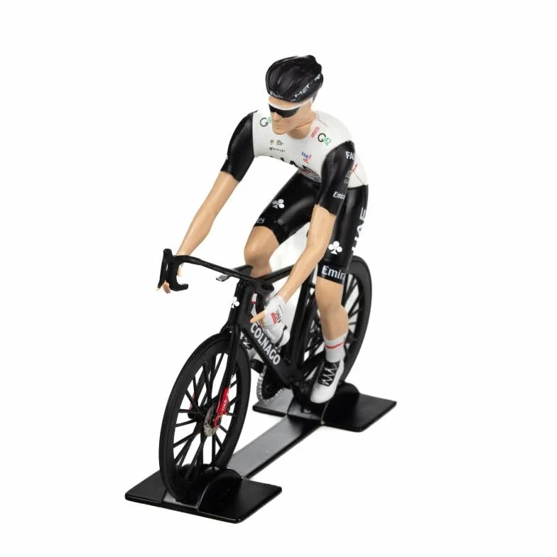 Figurine SOLIDO 1/18 Tadej Pogacar Coureur Cycliste UAE Emirates Tour de France 2023 TDF23