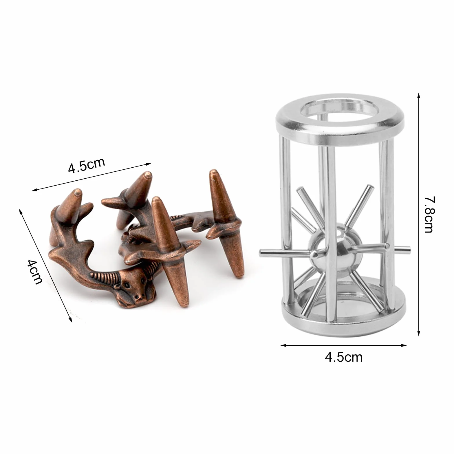 HENGBIRD Jeux Casse Tête Metal, 9 Pièces Métallique Wire Set IQ Puzzle, Classique Cadeau pour Adulte et Enfant