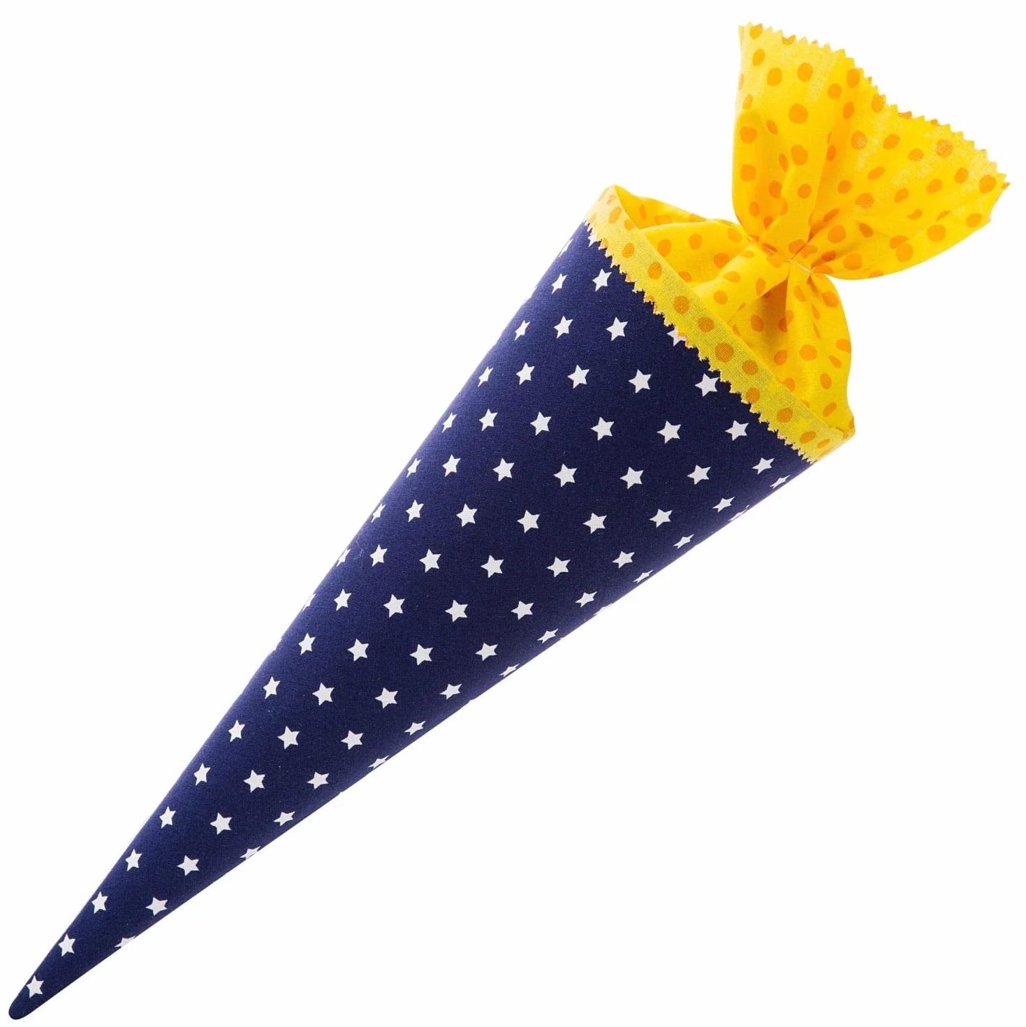 Goldbuch Pochette Surprise Tissu Motif Pois Étoiles 35 cm